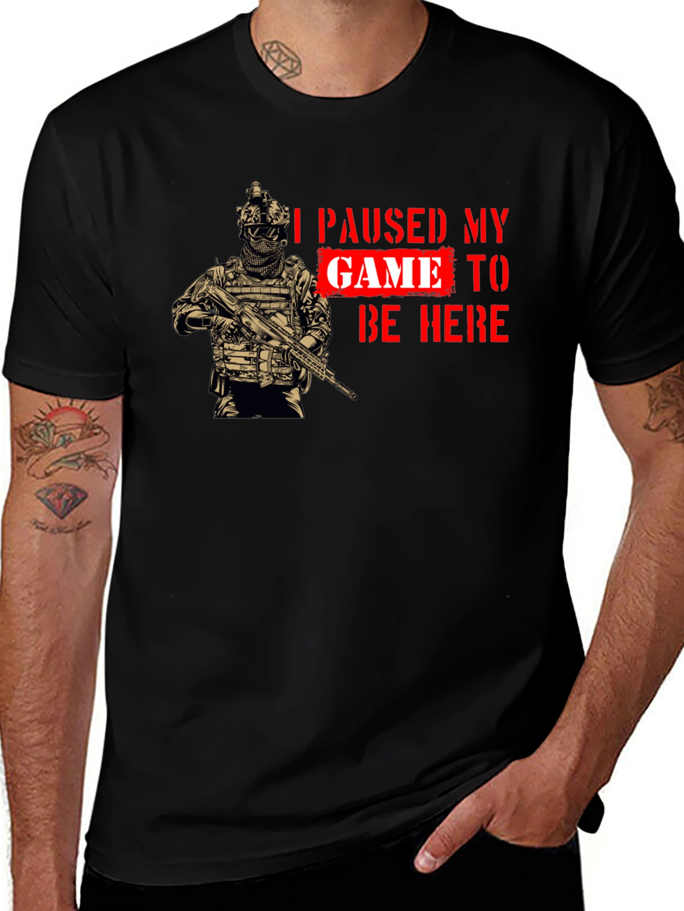 Variant 16 of Gamer T-Shirt - I Paused My Game