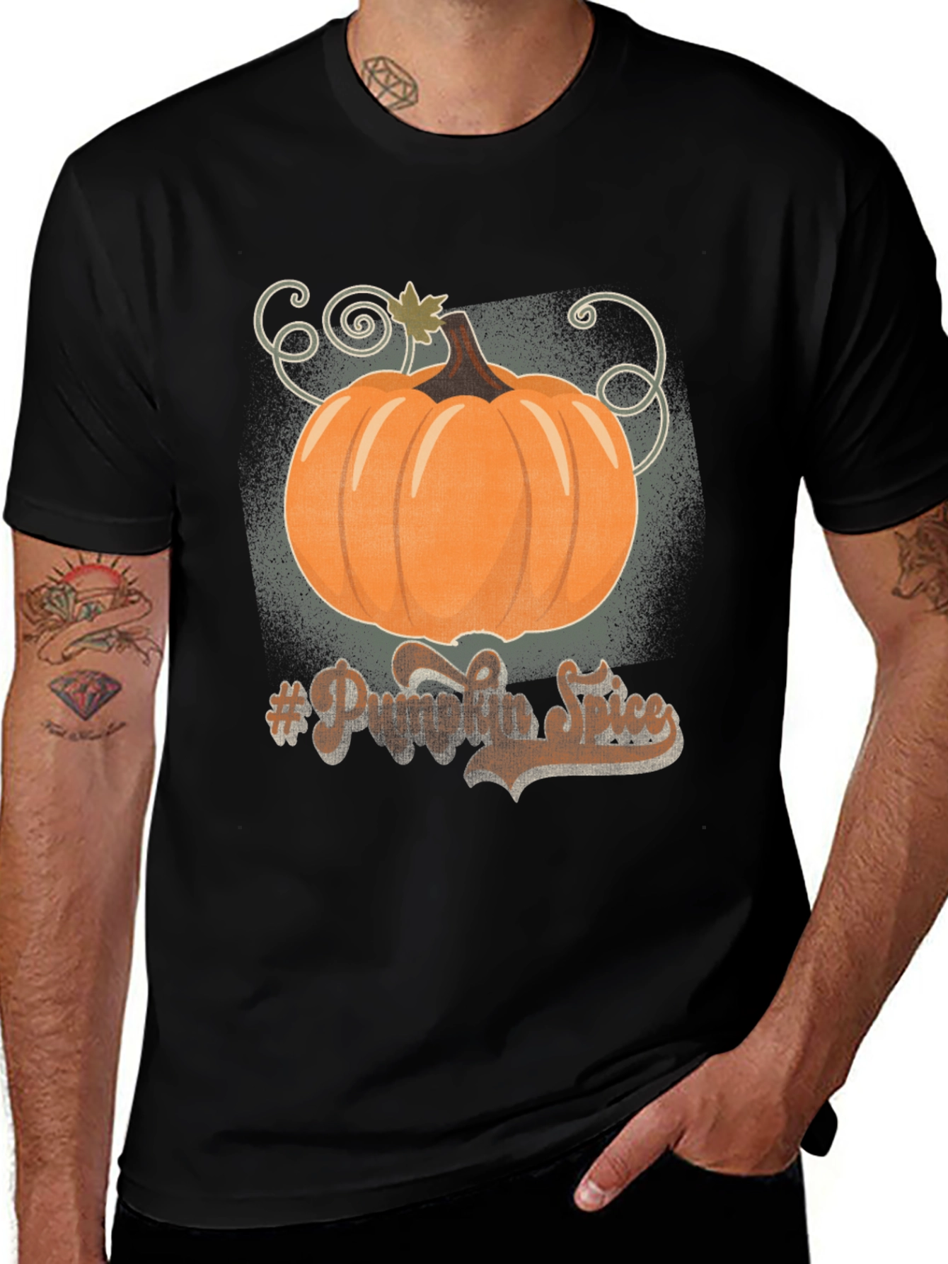 Variant 7 of Pumpkin Spice Graphic T-Shirt - Fall Fashion