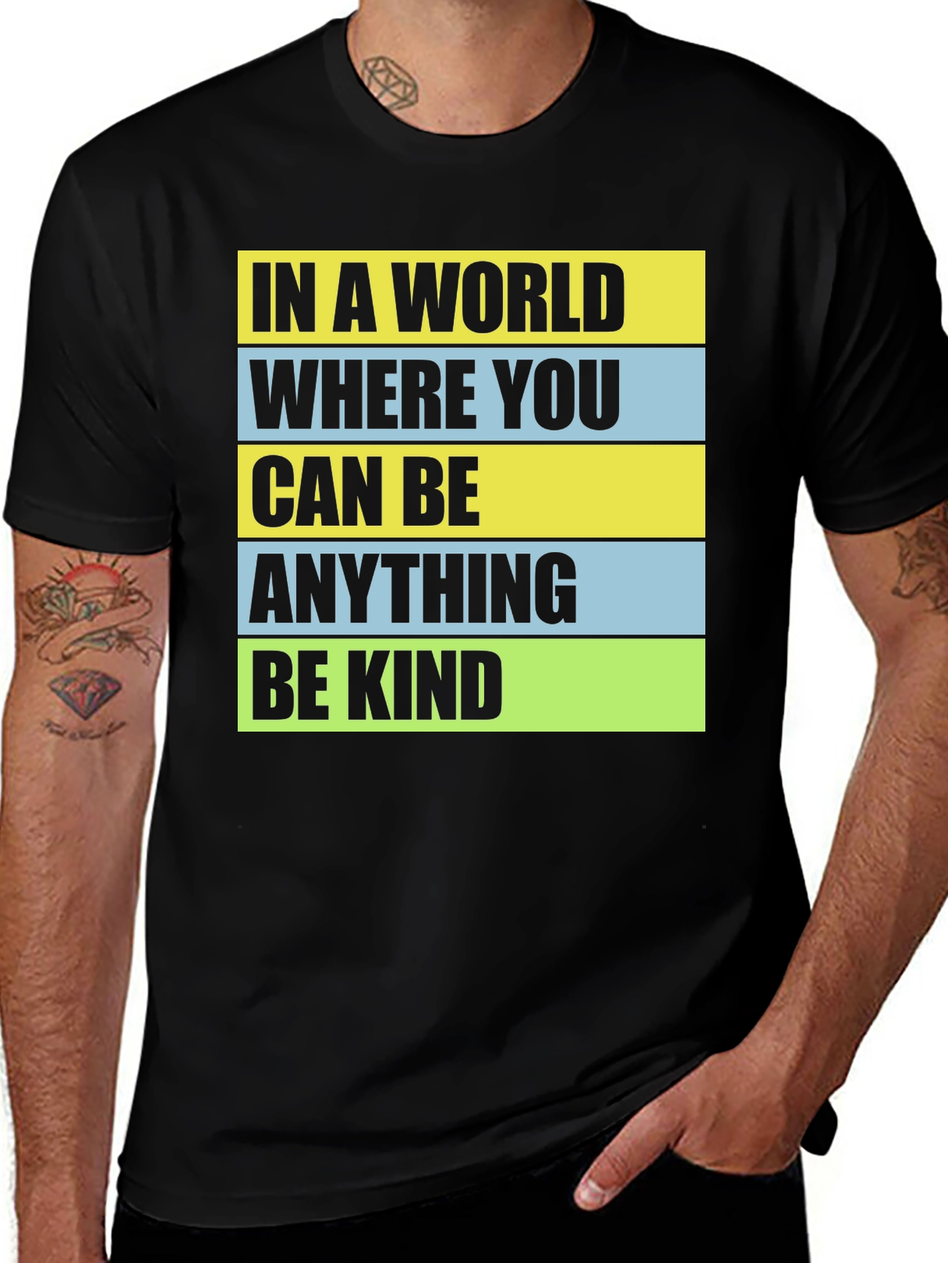 Variant 6 of In a World Be Kind Graphic Tee