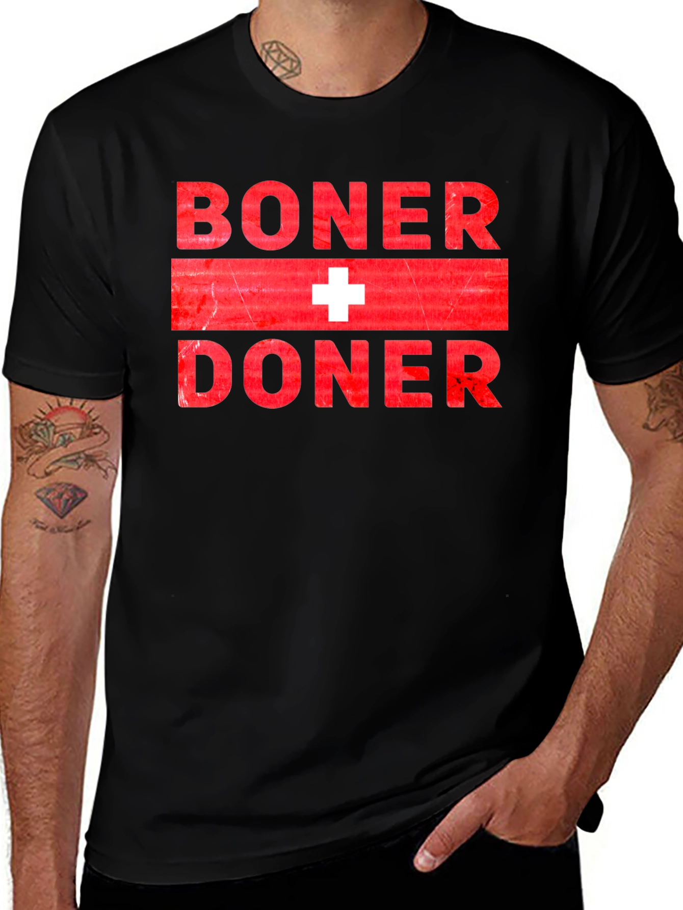 Variant 19 of Boner + Doner Funny T-Shirt