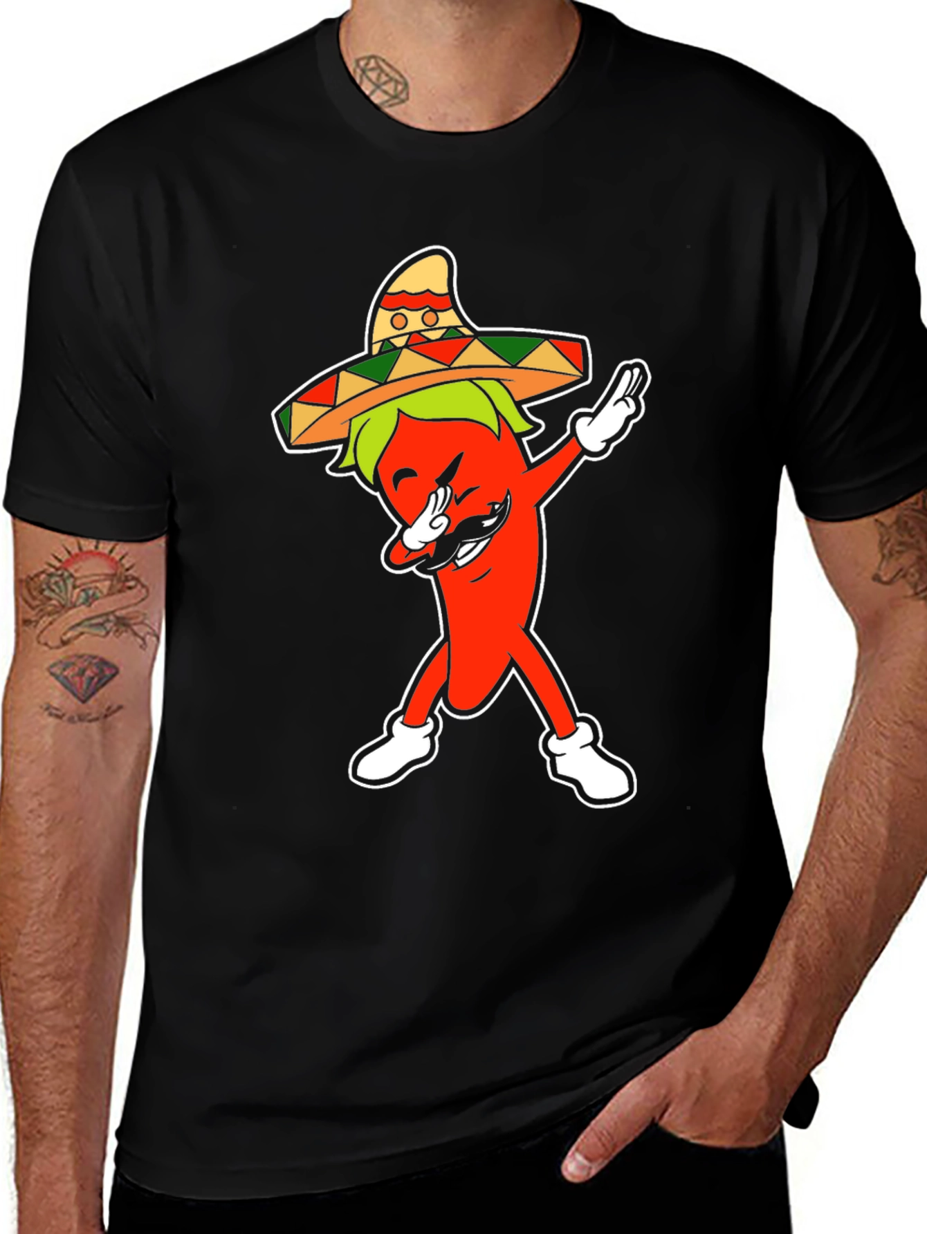 Variant 22 of Chili Pepper Dab T-Shirt