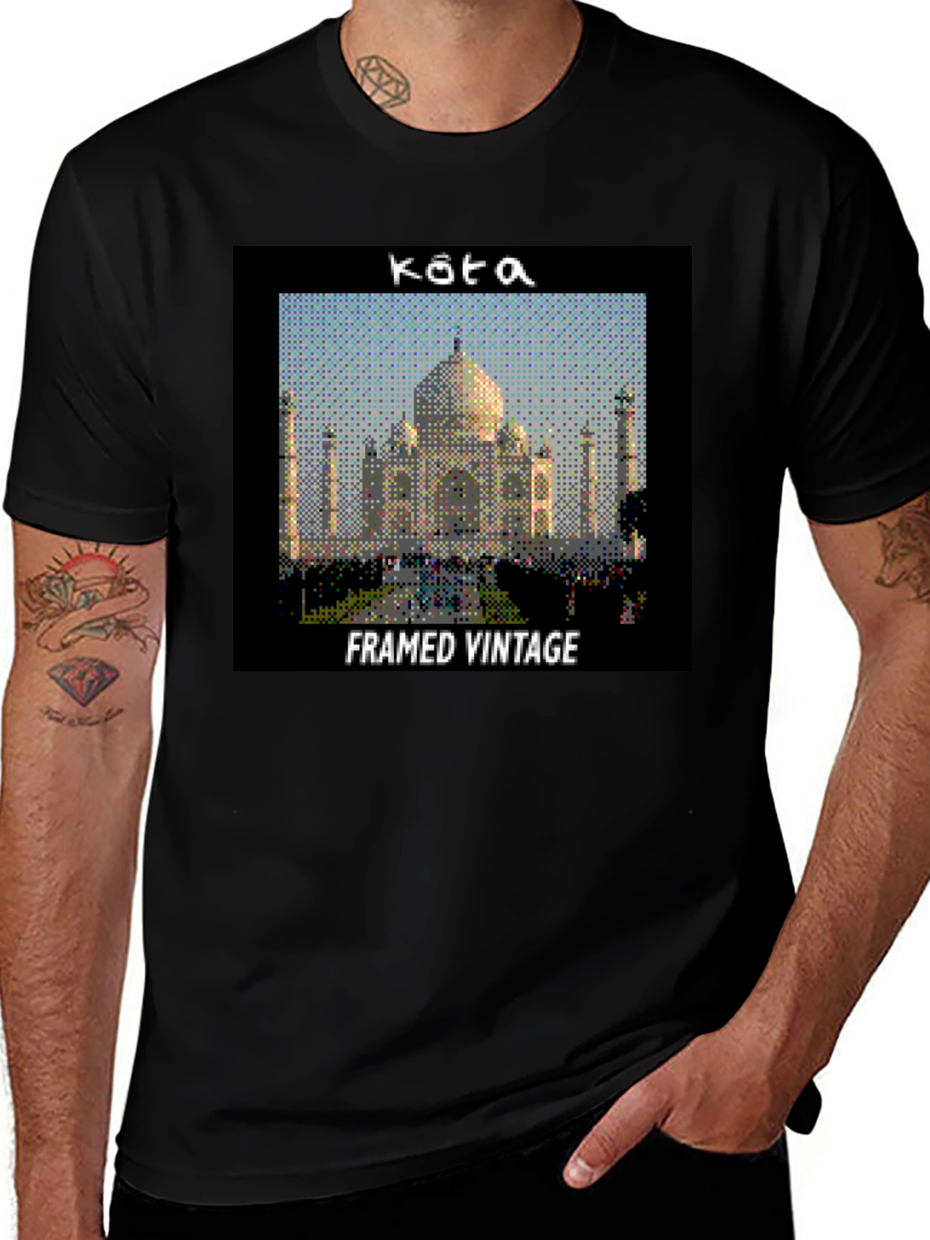 Framed Vintage Taj Mahal Graphic Tee