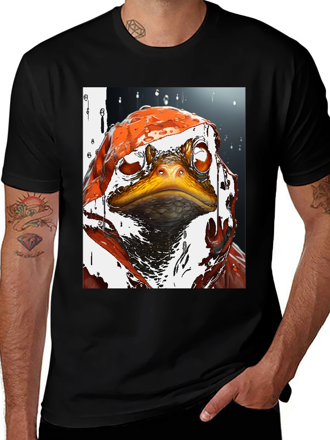 Variant 21 of Quirky Duck Graphic Tee - Unique Animal Print