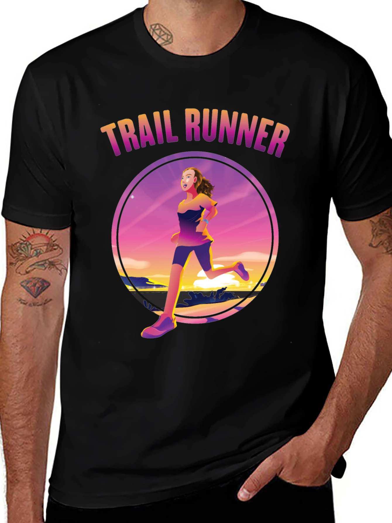 Variant 16 of Trail Runner Graphic T-Shirt