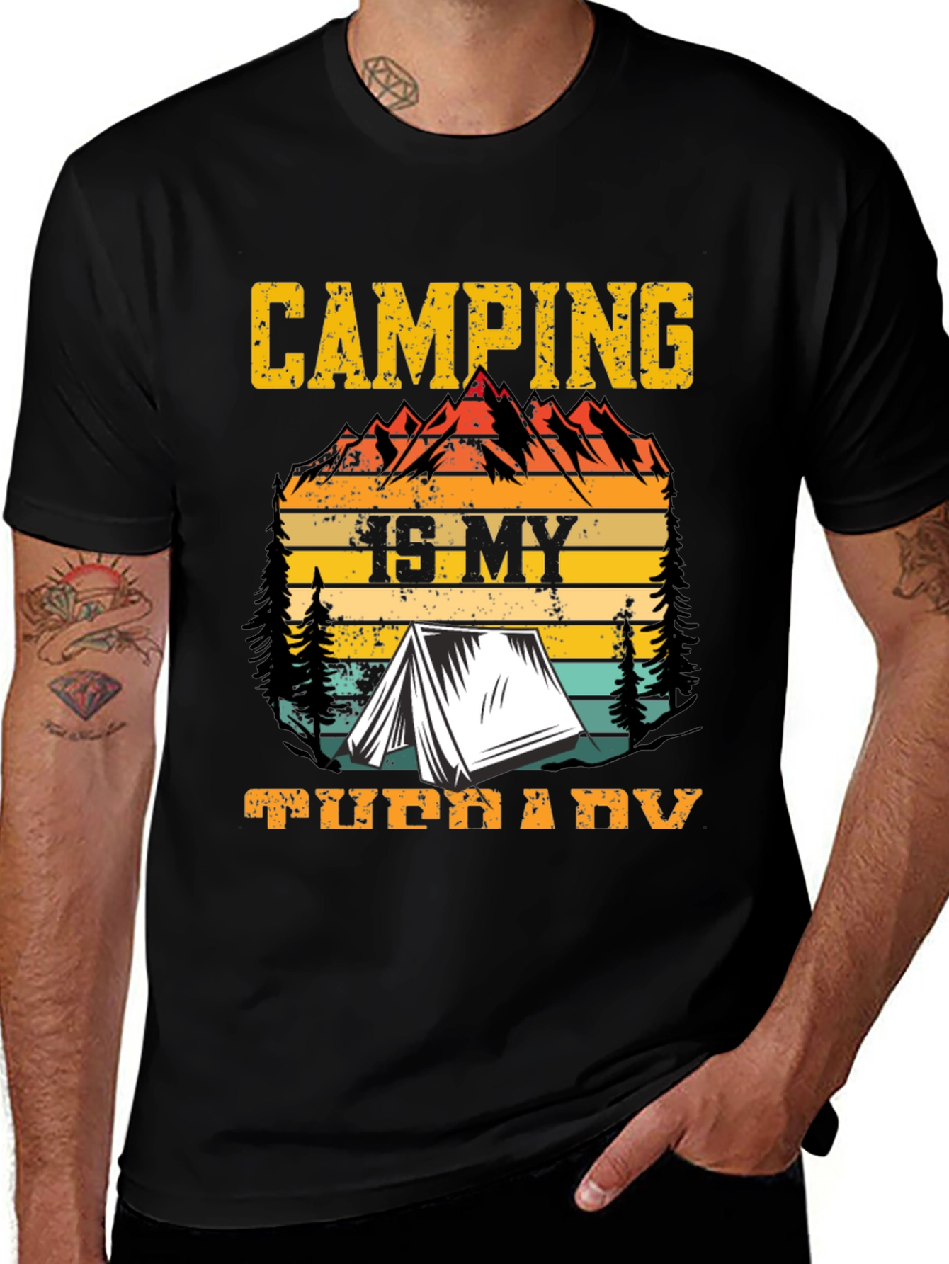 Variant 14 of Camping Is My Therapy T-Shirt