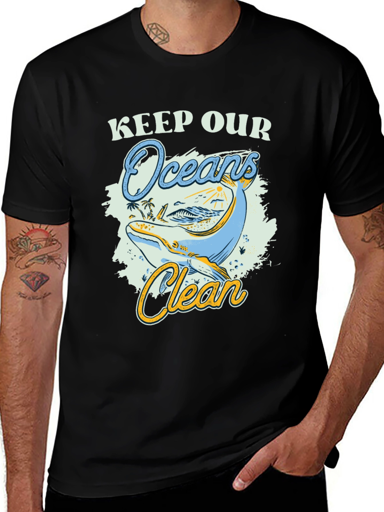 Variant 30 of Keep Our Oceans Clean T-Shirt