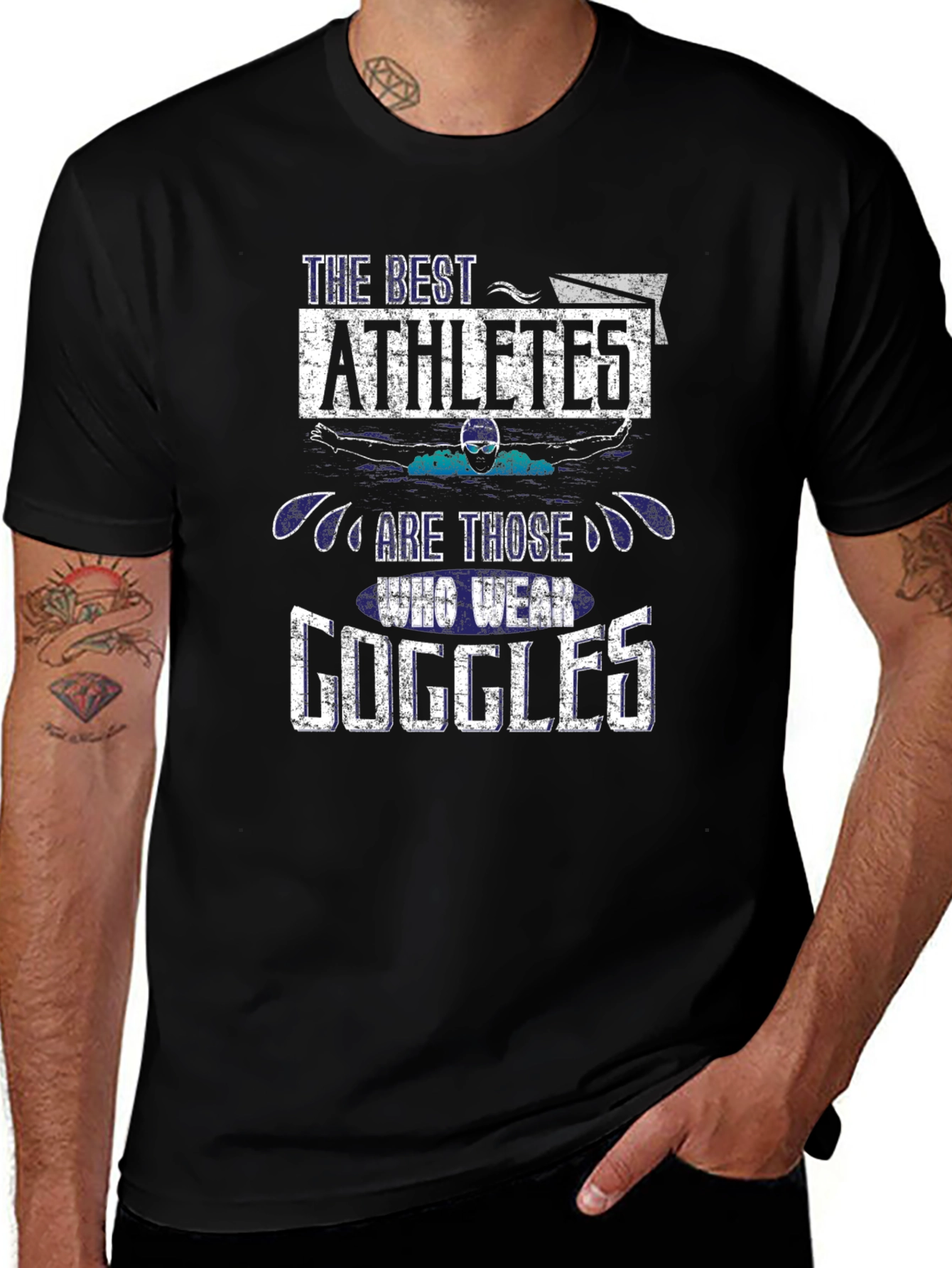 Variant 7 of Athlete Goggles T-Shirt: The Best Wear Goggles