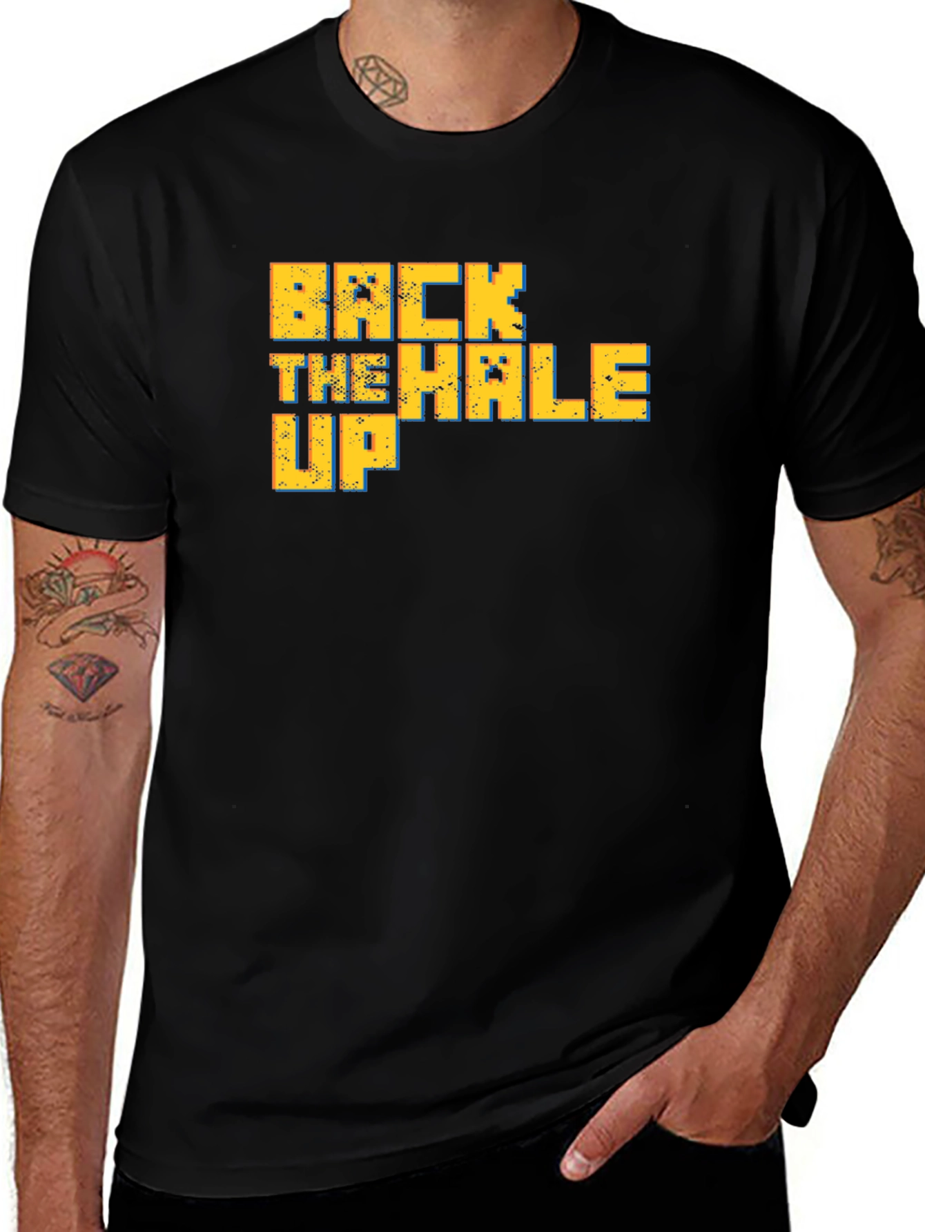 Variant 29 of Back the Hale Up Black T-Shirt
