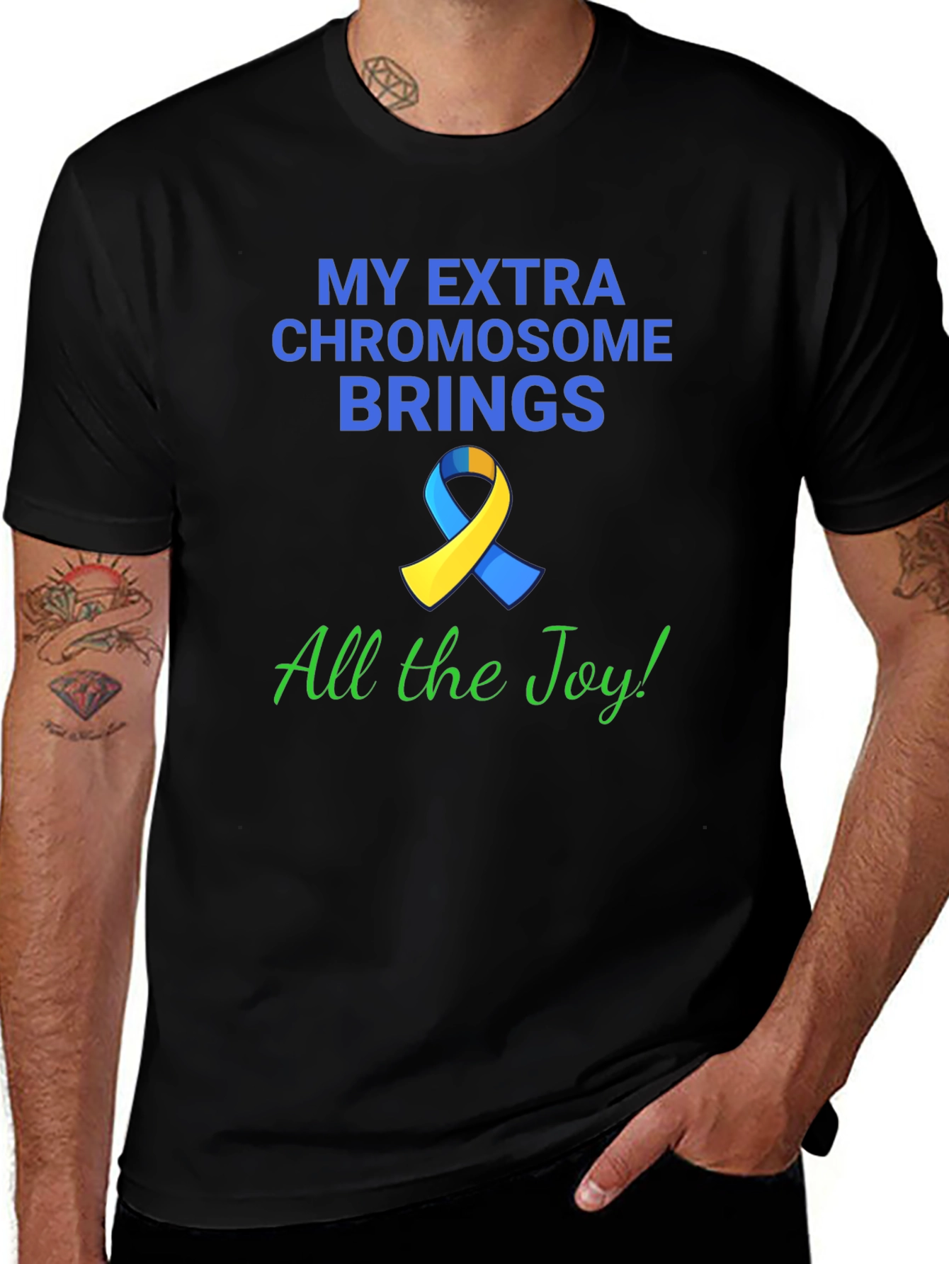 Variant 8 of Extra Chromosome Brings Joy T-Shirt