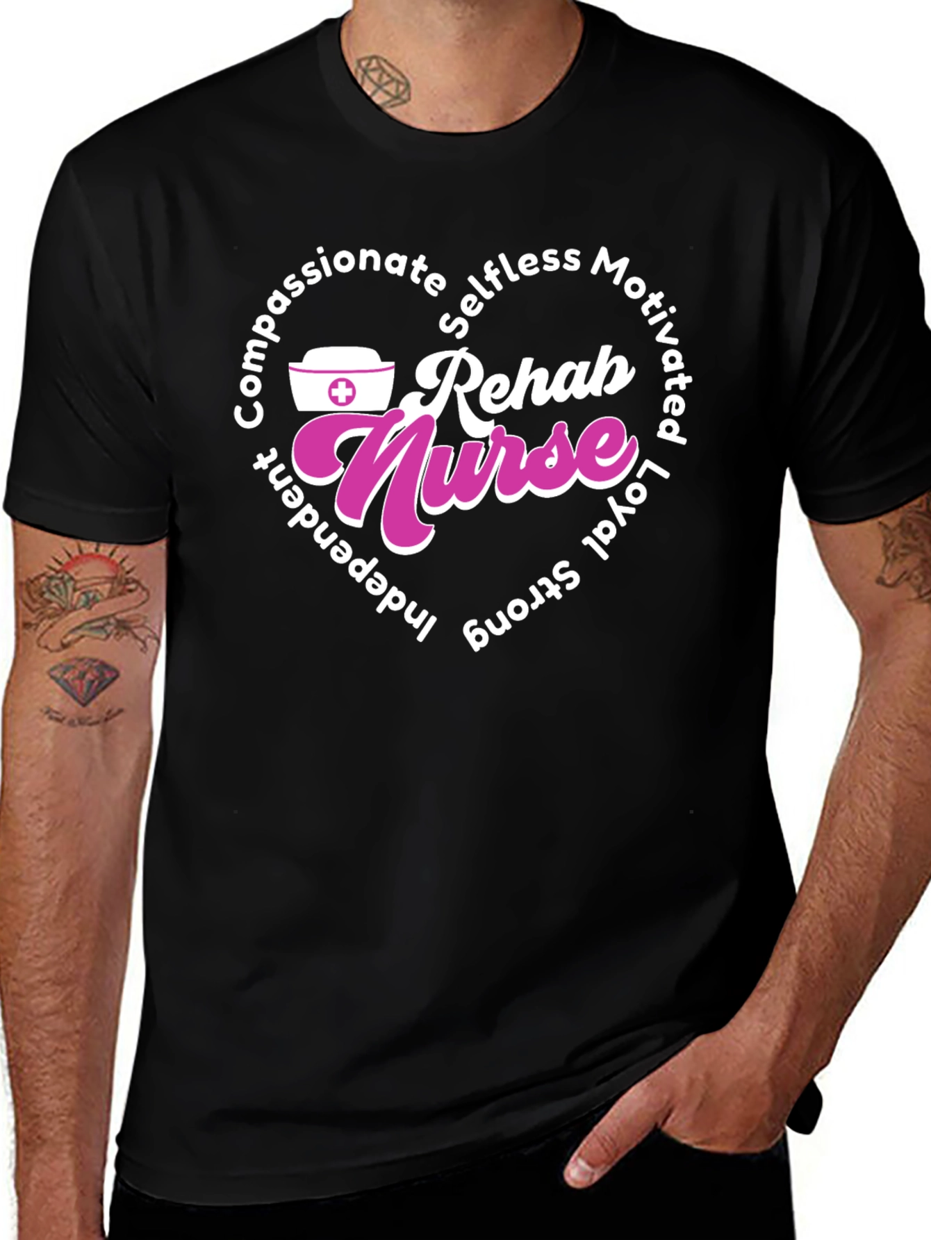 Rehab Nurse T-Shirt: Compassionate, Selfless Design