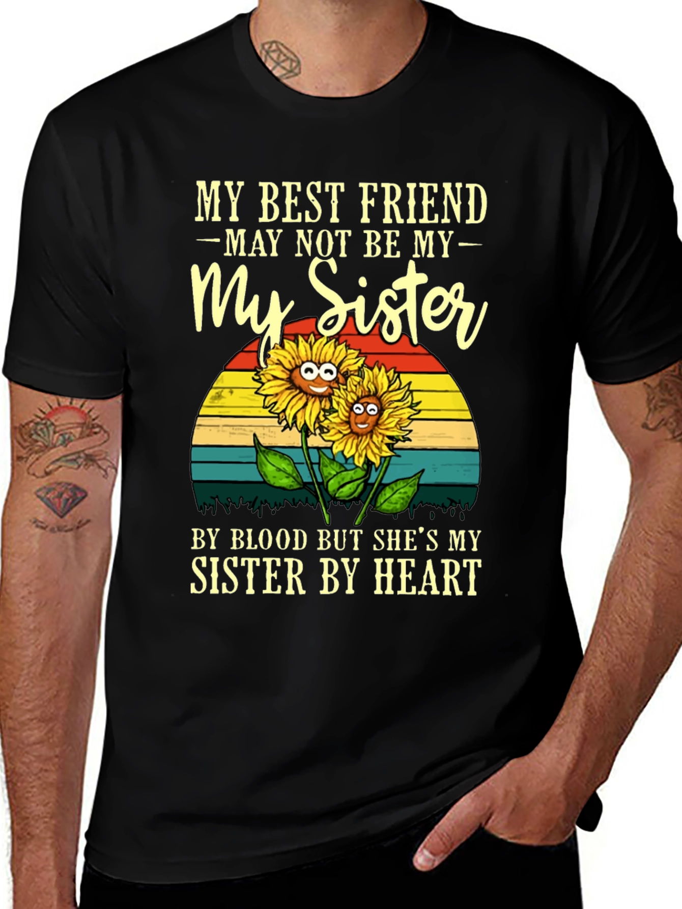 Best Friend Sister Heart T-Shirt