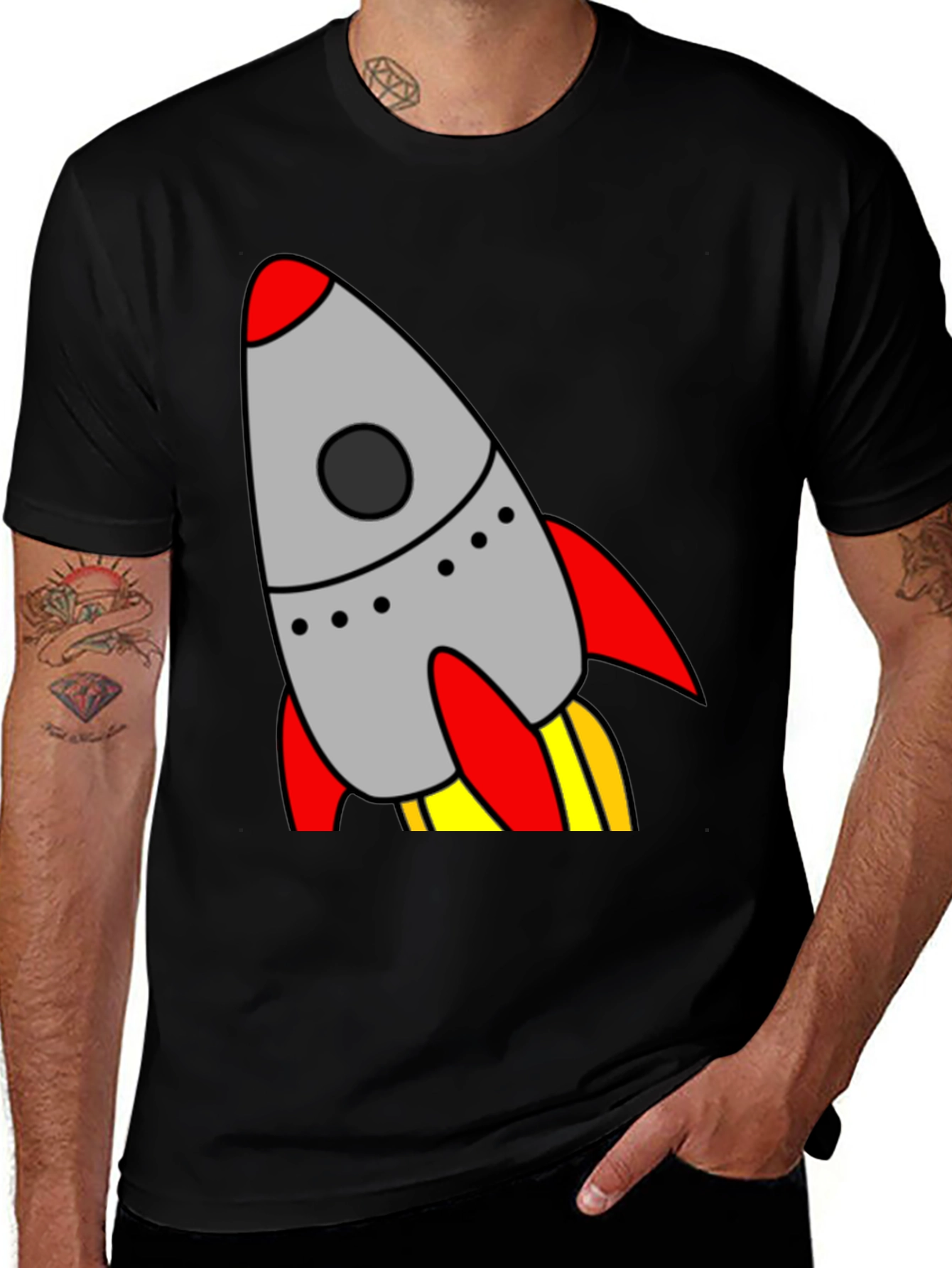 Variant 22 of Rocket Launch T-Shirt - Cool Graphic Tee