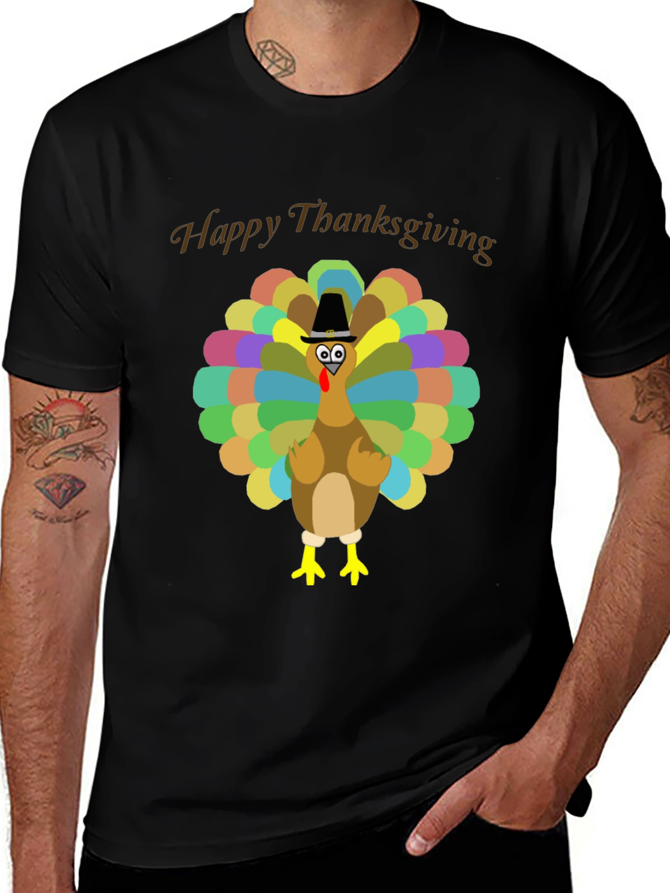 Variant 25 of Thanksgiving Turkey Graphic Tee