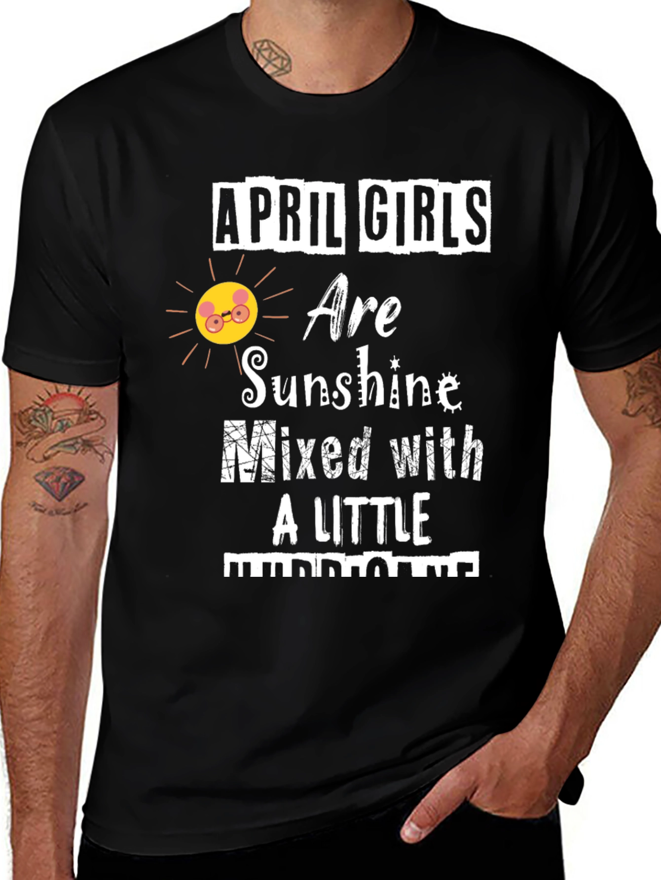 Variant 6 of April Girls Sunshine & Hurricane Graphic T-Shirt