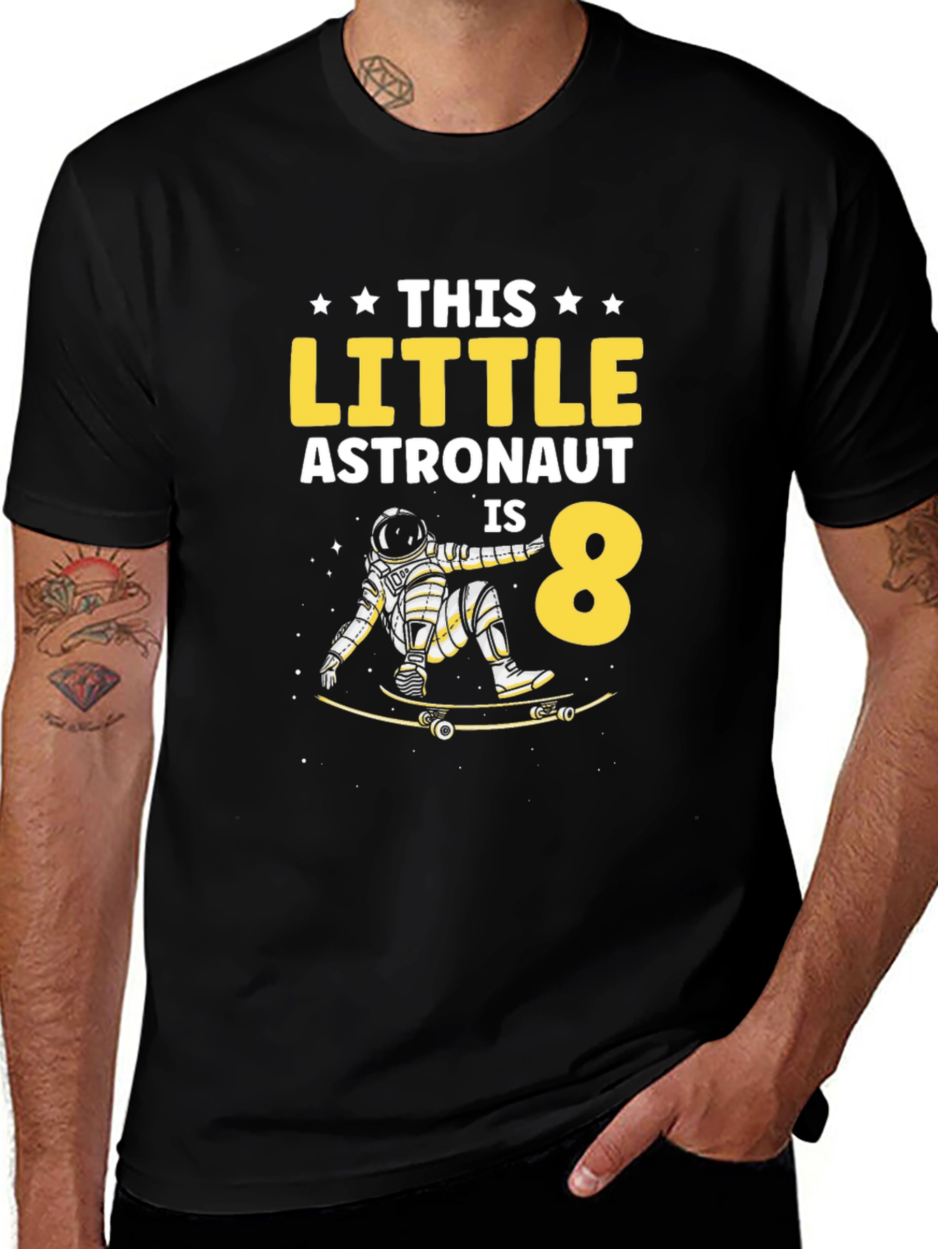 Astronaut 8th Birthday T-Shirt