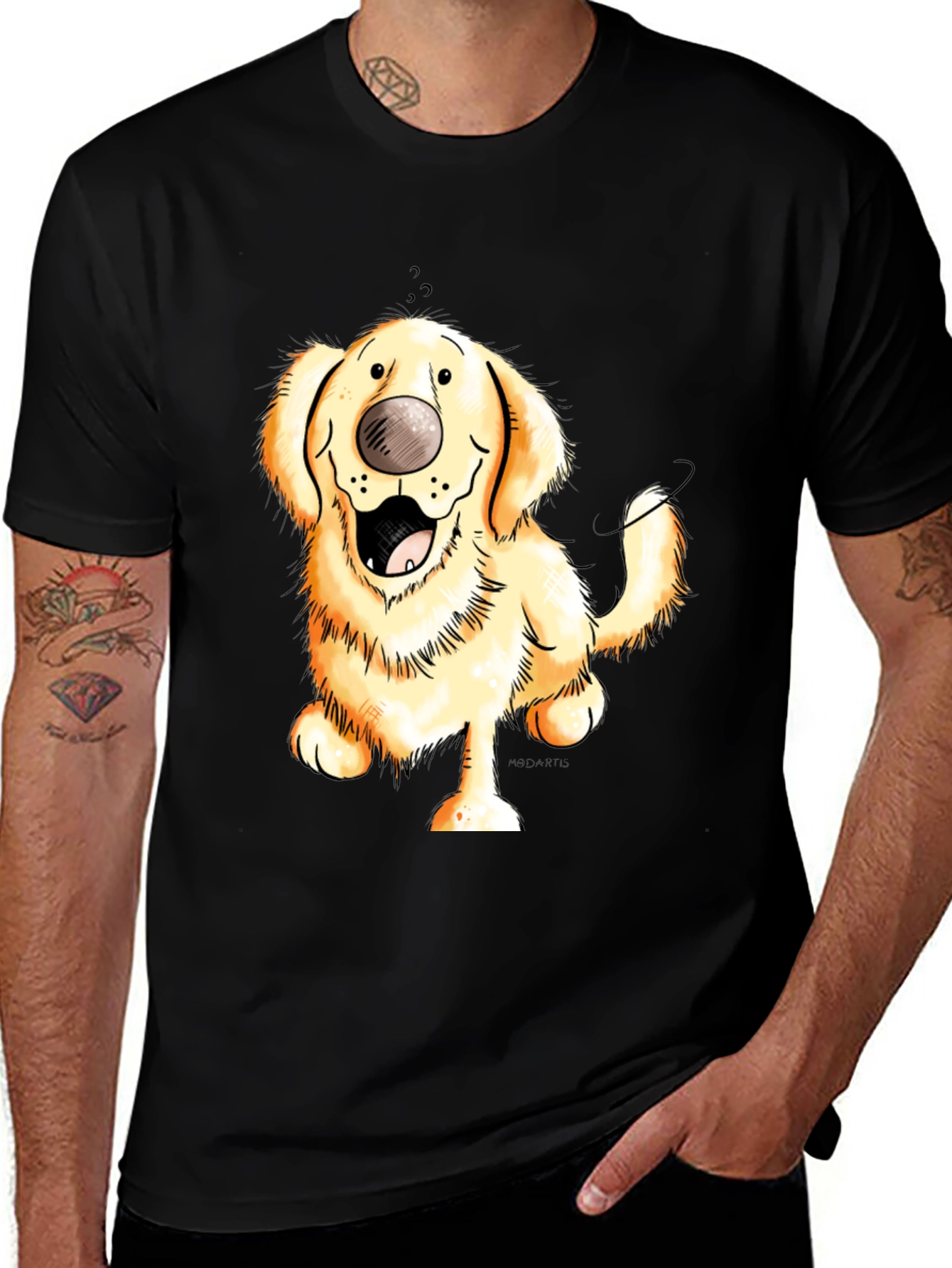 Variant 14 of Cartoon Dog Graphic Tee