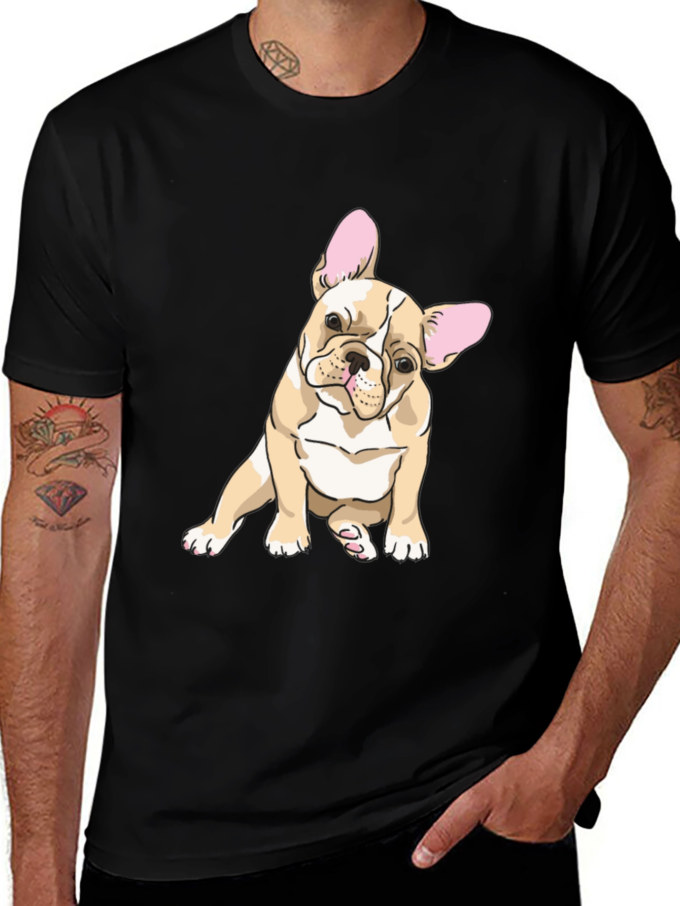 Bulldog Puppy Graphic Tee