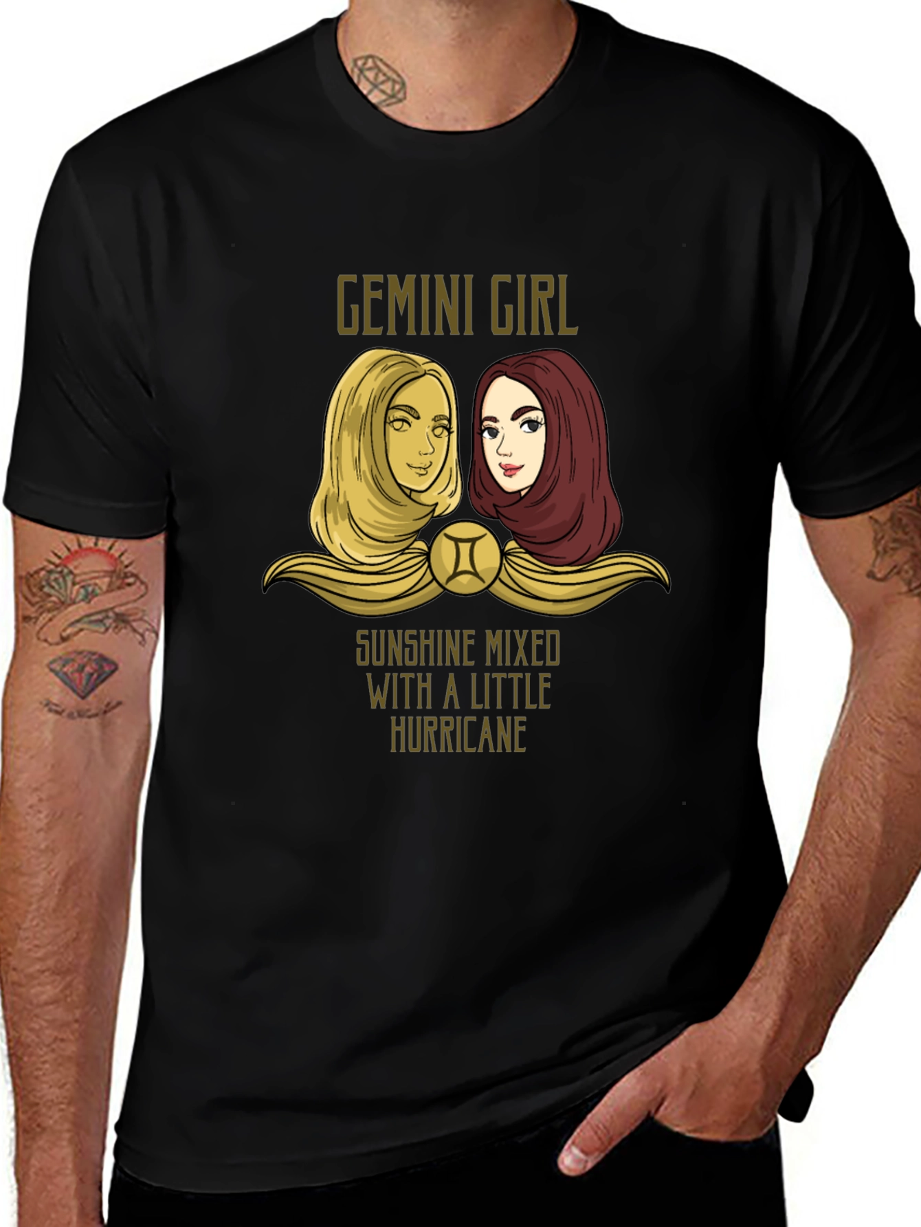 Gemini Girl T-Shirt - Zodiac Sign Tee