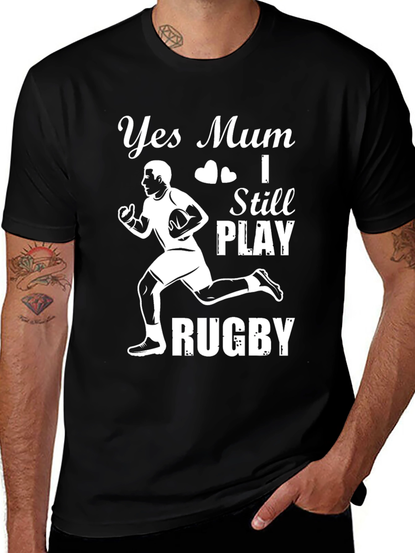 Variant 12 of Yes Mum Rugby T-Shirt - Still Play Rugby!