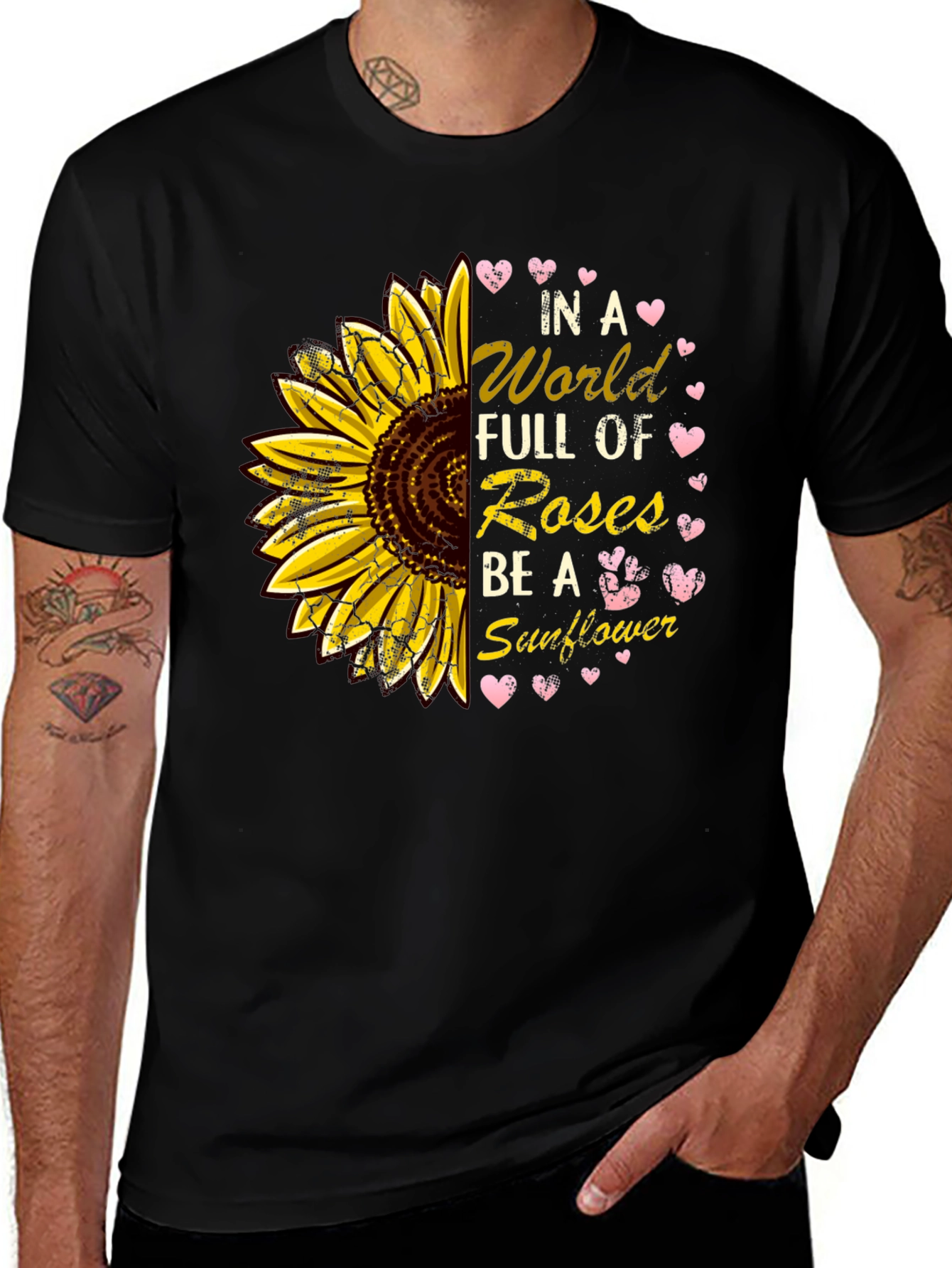 Variant 12 of Sunflower T-Shirt - Be a Sunflower