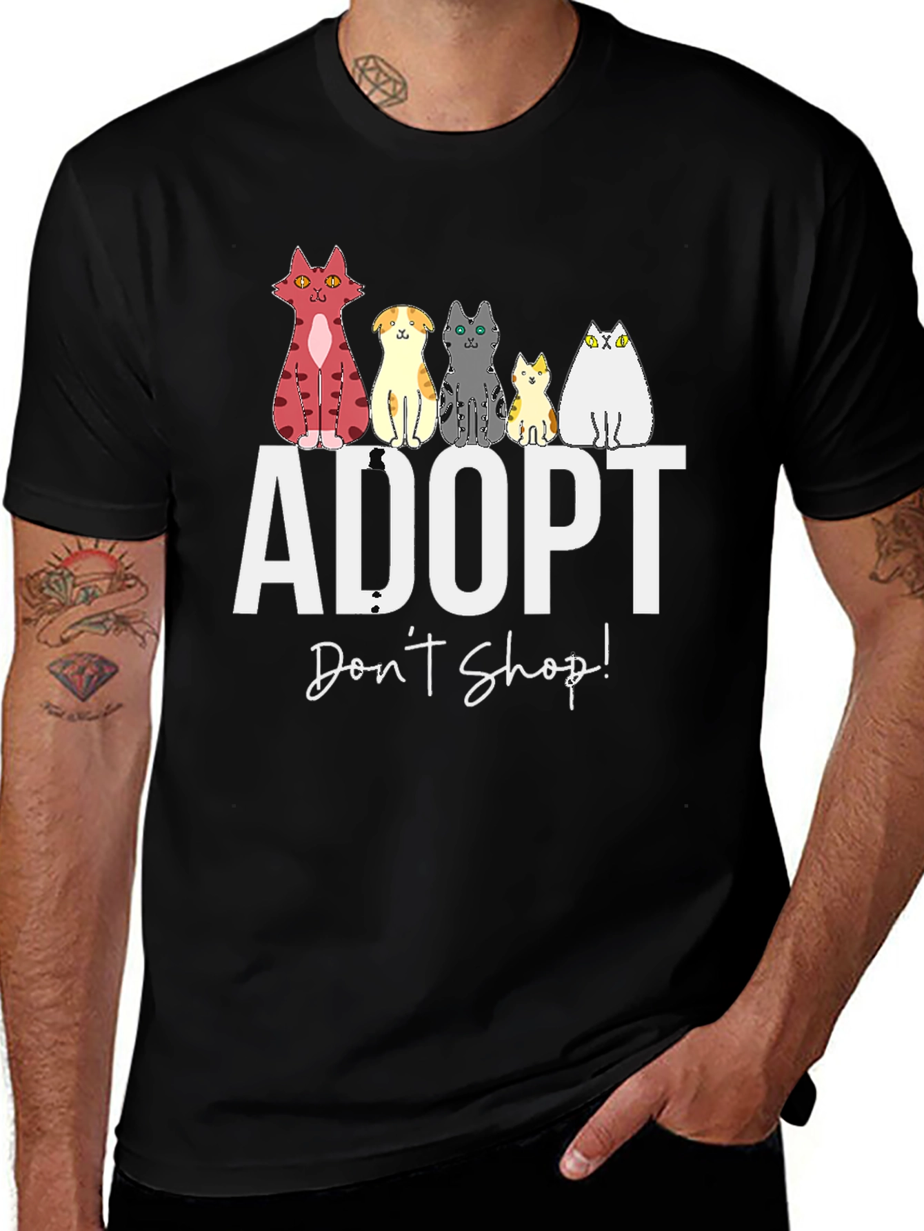 Variant 7 of Adopt, Don't Shop! Unisex Graphic Tee
