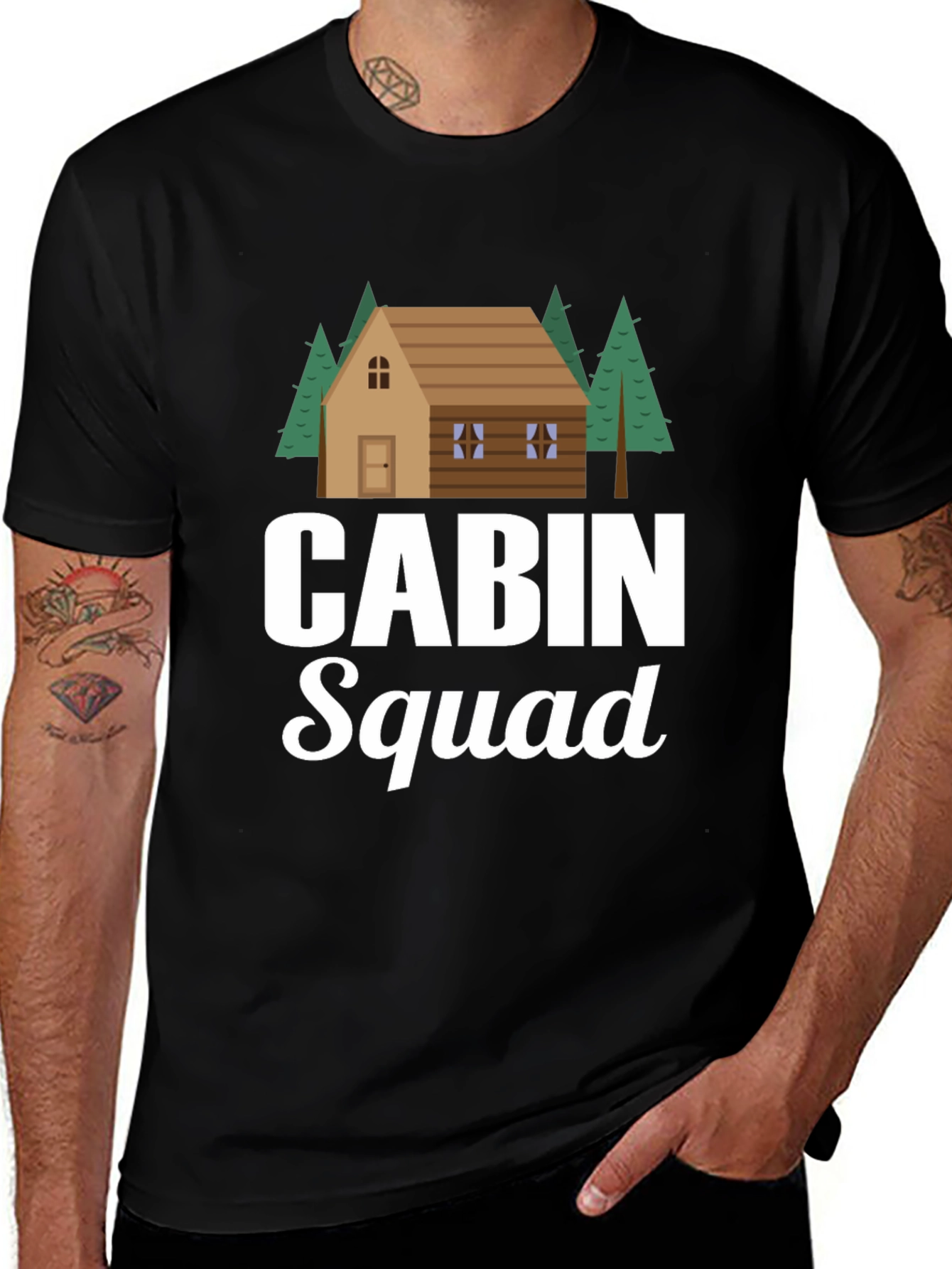 Variant 7 of Cabin Squad Graphic T-Shirt - Adventure Ready Apparel