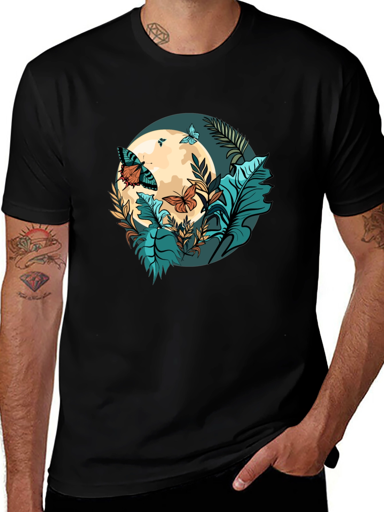 Variant 28 of Butterfly Moon Graphic T-Shirt