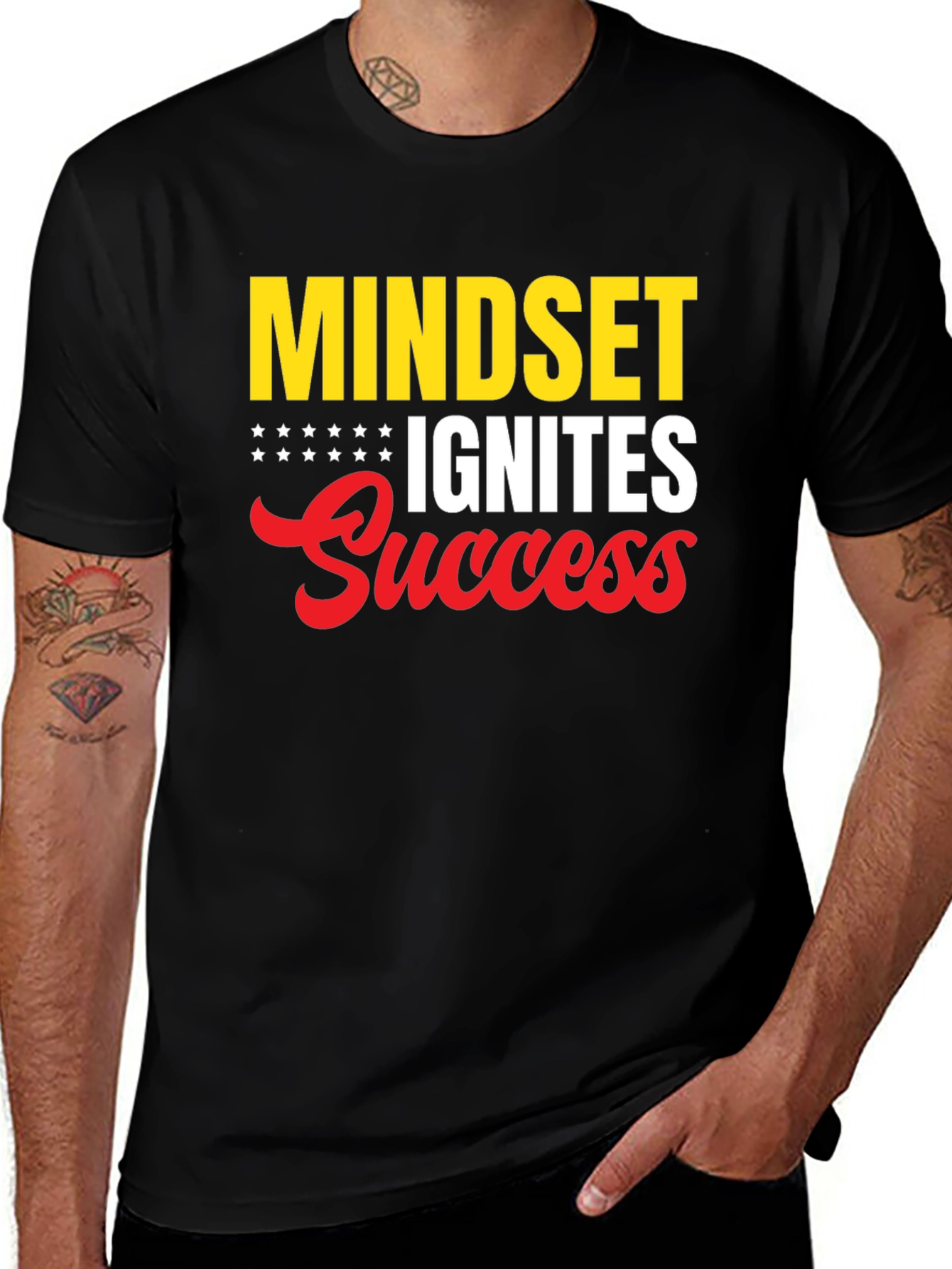 Variant 27 of Mindset Ignites Success Graphic Tee