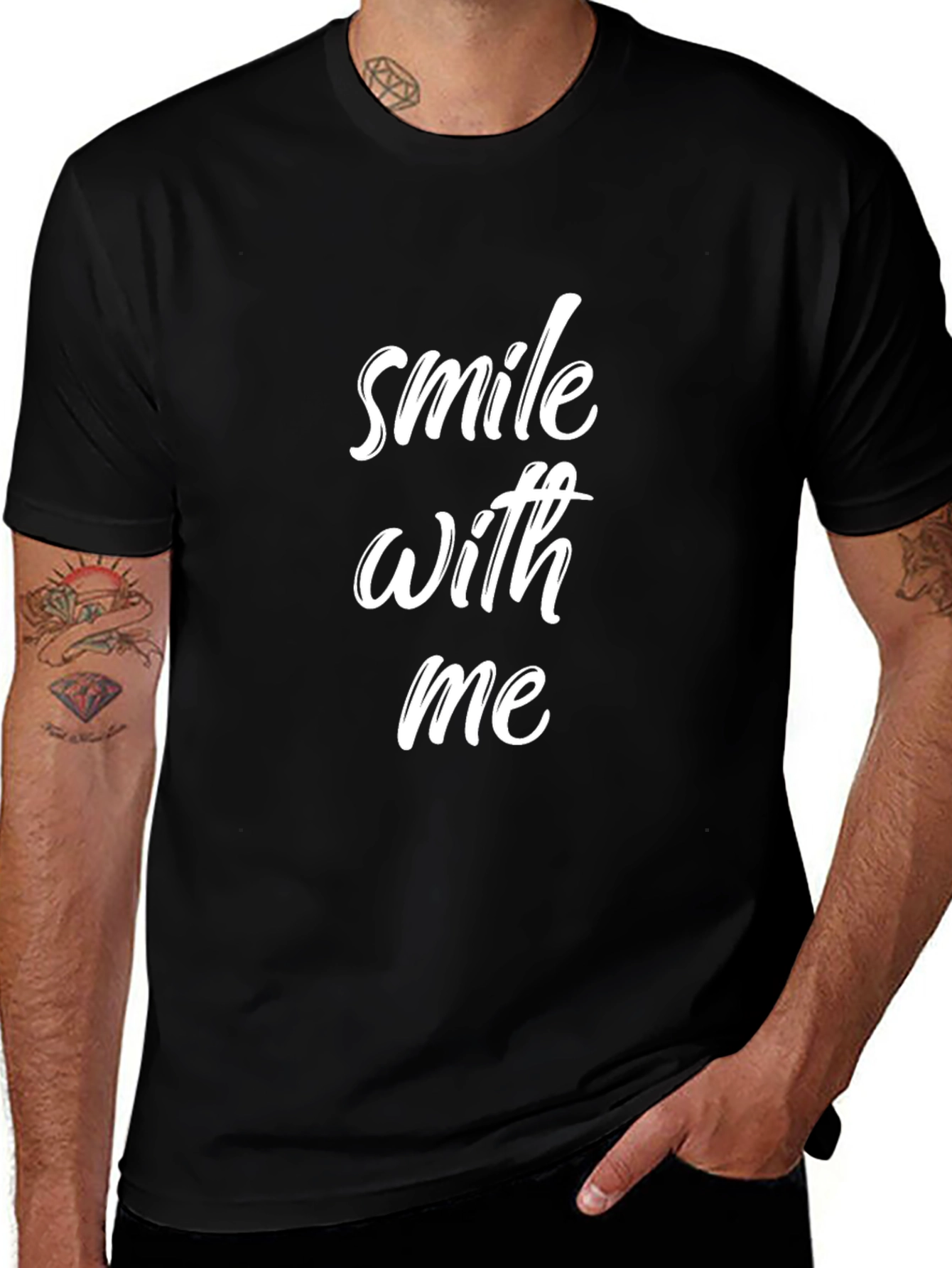 Variant 23 of Smile With Me Graphic T-Shirt