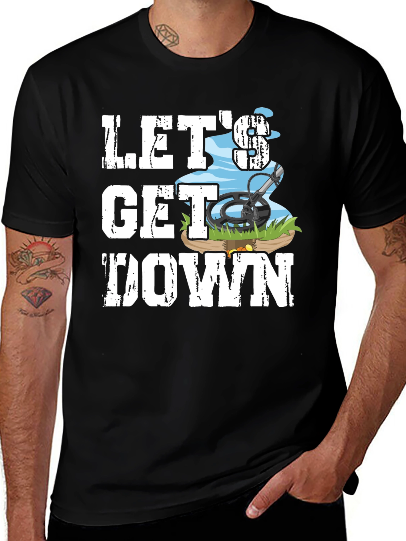 Let's Get Down Metal Detecting T-Shirt