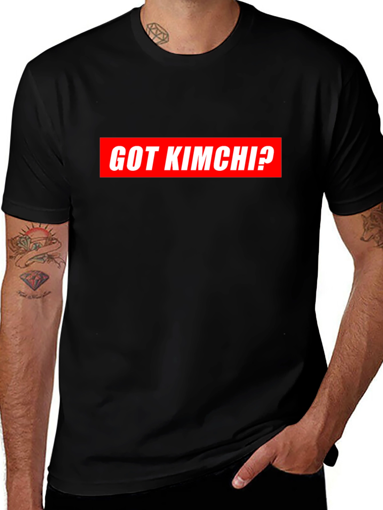 Variant 6 of Got Kimchi? Black Graphic Tee