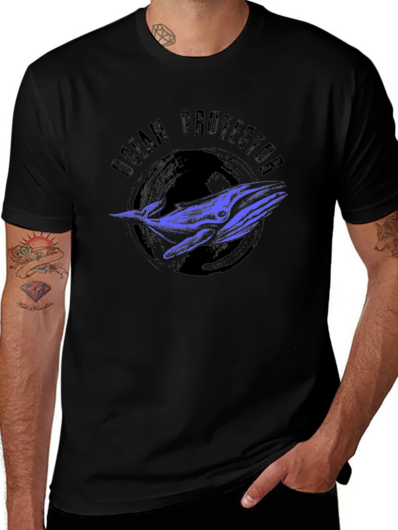Variant 15 of Ocean Protector Whale T-Shirt