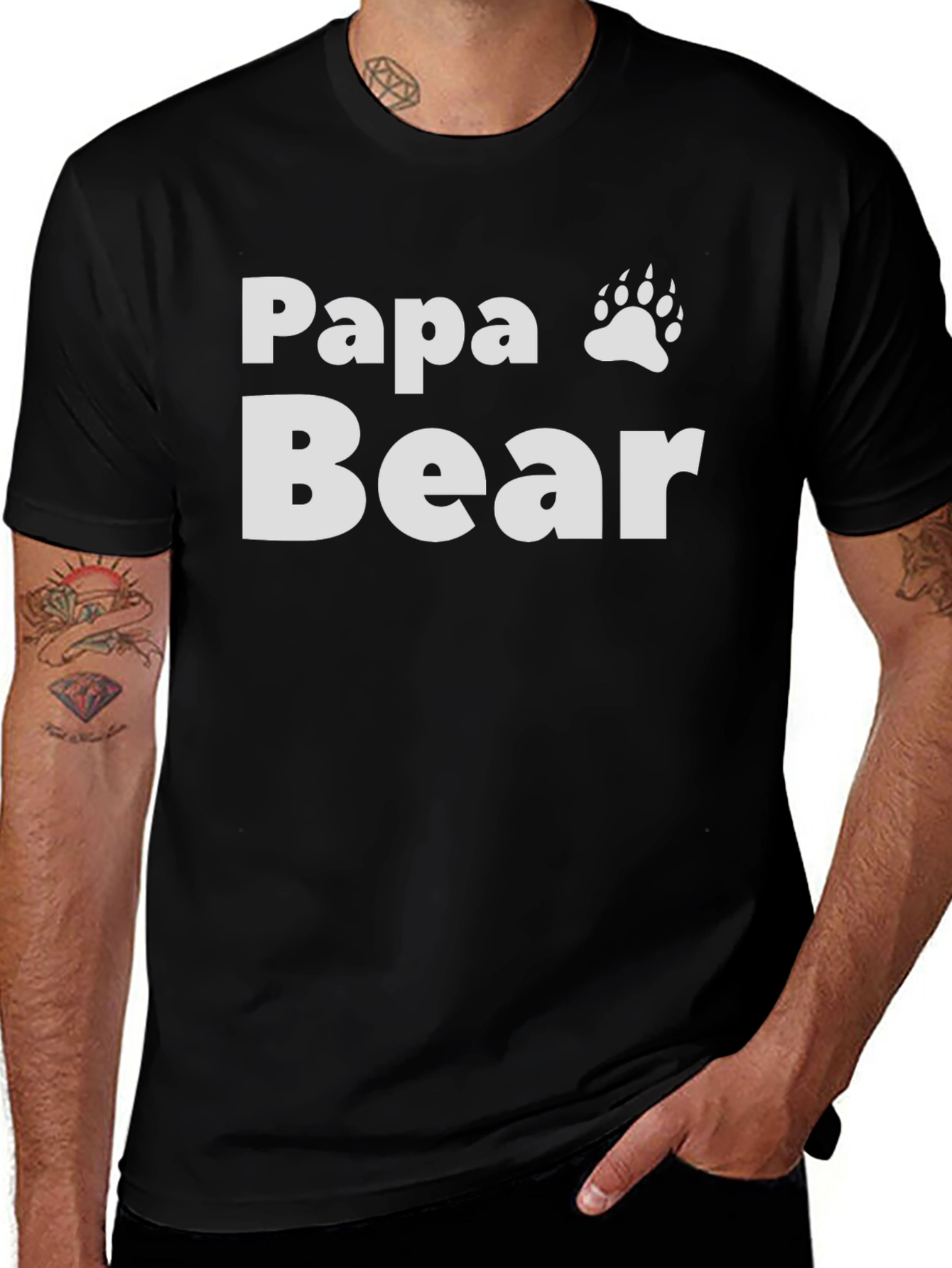 Papa Bear T-Shirt - Father's Day Gift