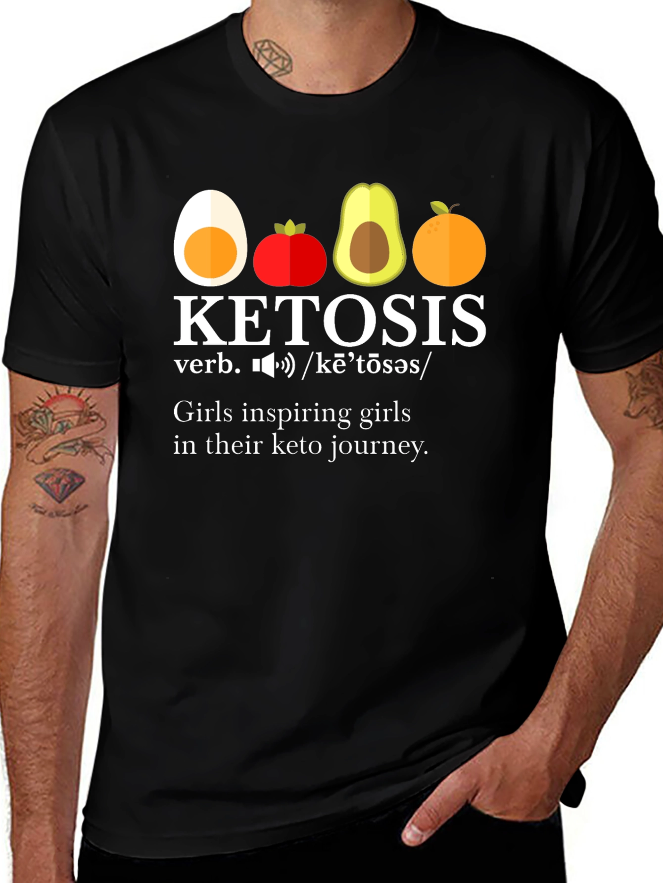 Ketosis Definition Graphic T-Shirt - Keto Diet