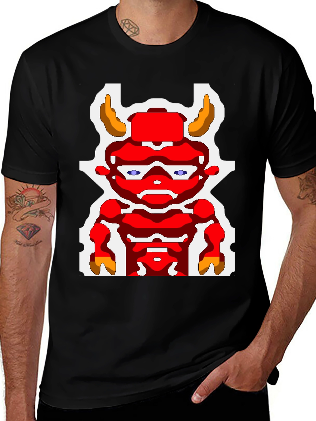 Variant 22 of Retro Red Devil T-Shirt