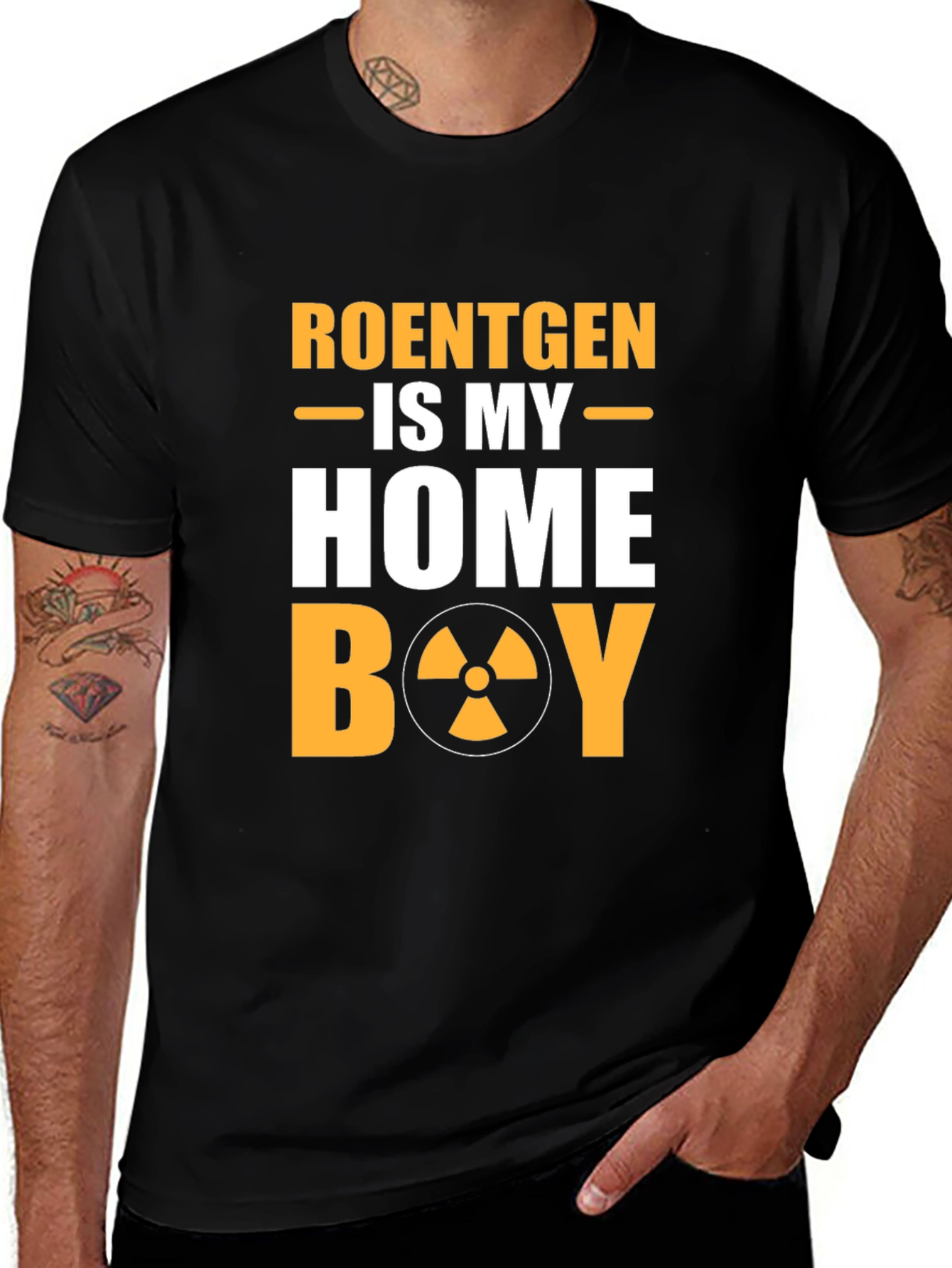 Variant 17 of Roentgen Is My Home Boy T-Shirt - Radiography Tee
