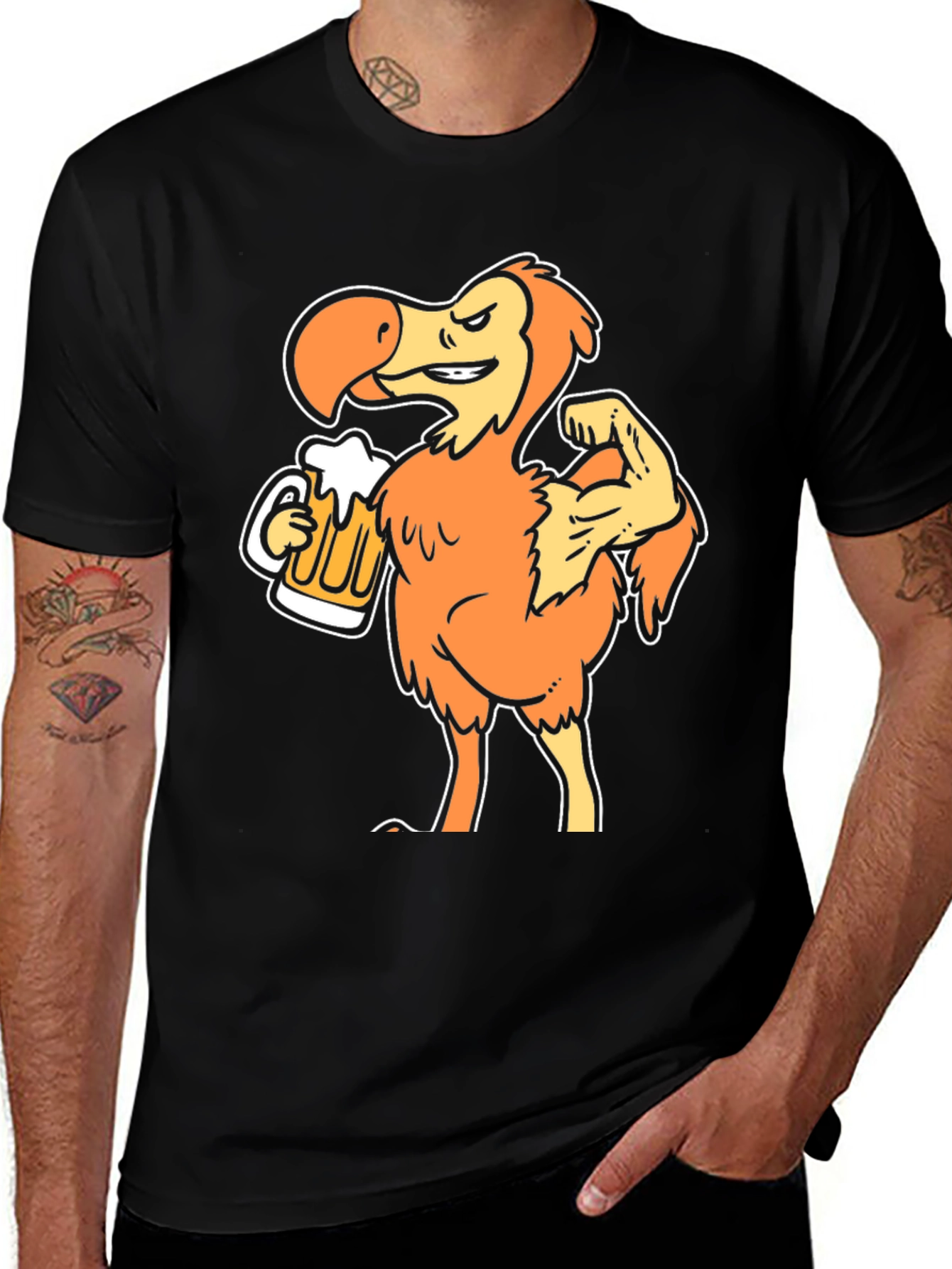 Variant 10 of Dodo Bird Beer T-Shirt - Funny Gym Workout Tee
