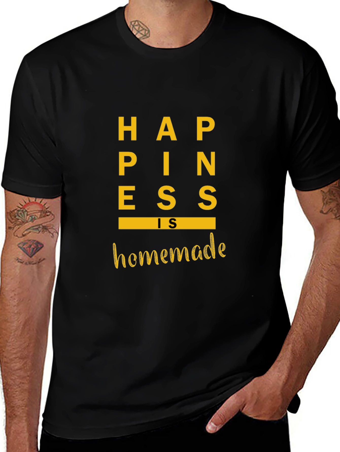 Variant 4 of Happiness is Homemade Graphic T-Shirt
