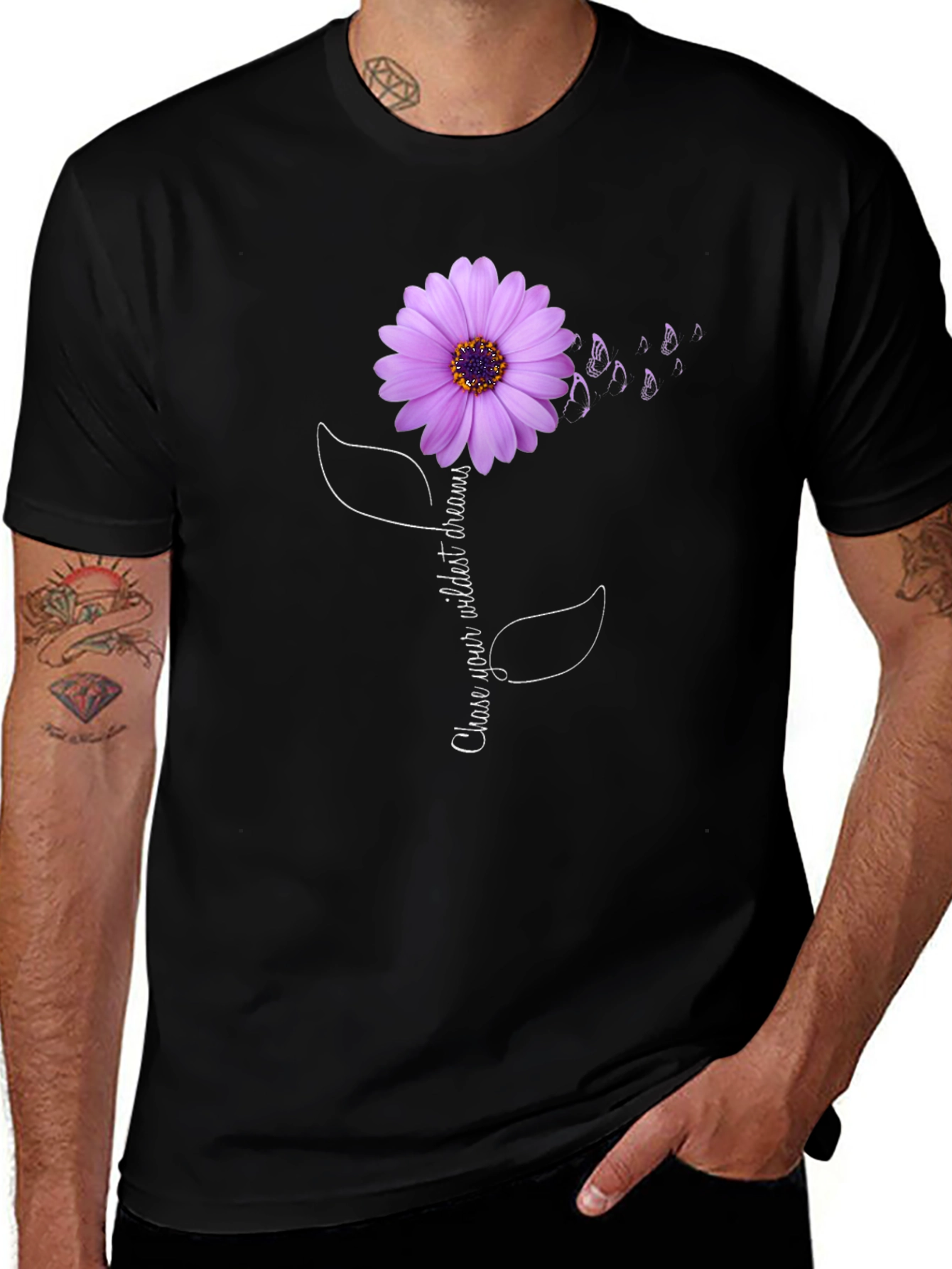 Variant 11 of Chase Your Wildest Dreams Flower T-Shirt