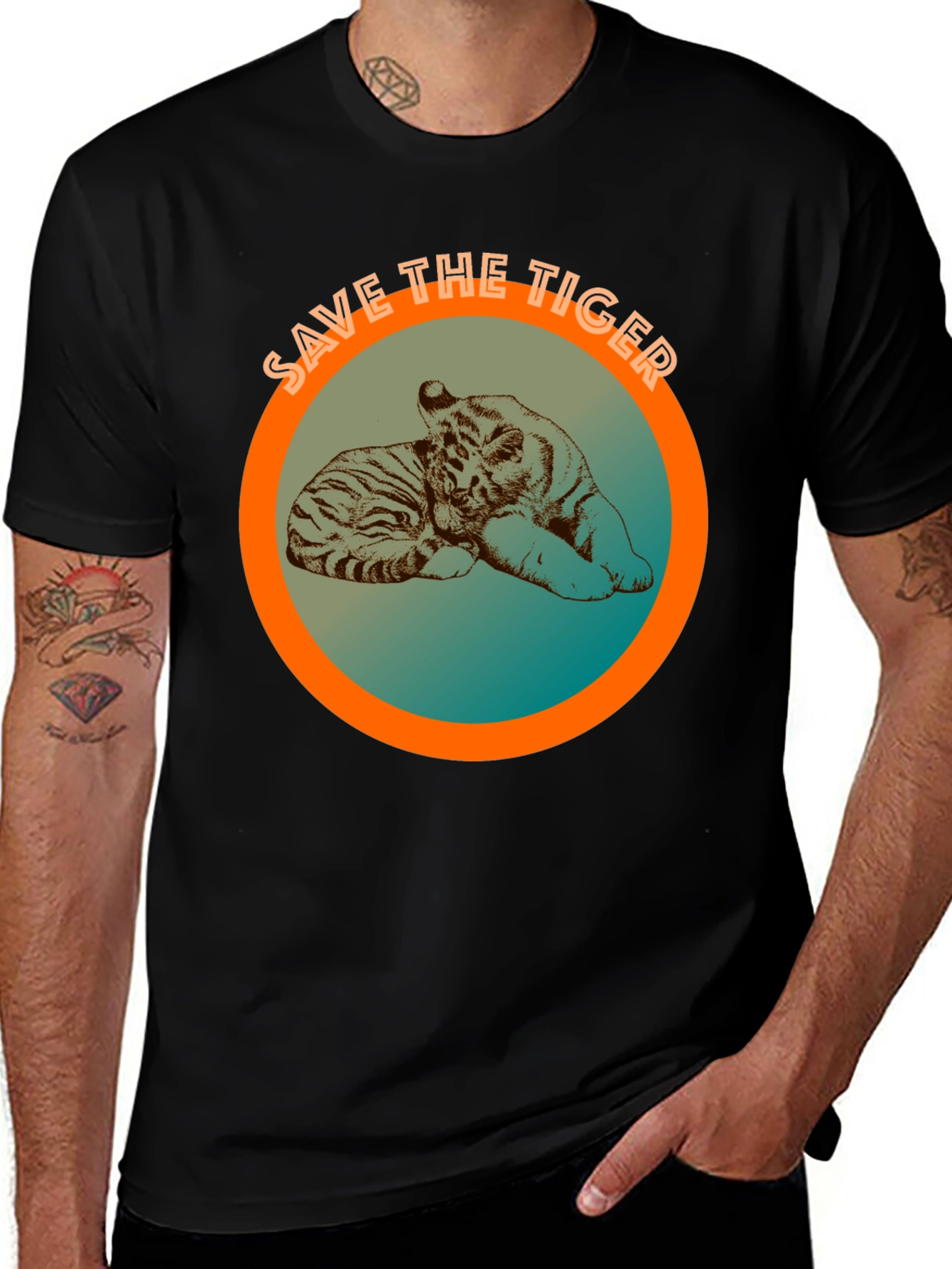 Variant 7 of Save the Tiger Graphic Tee