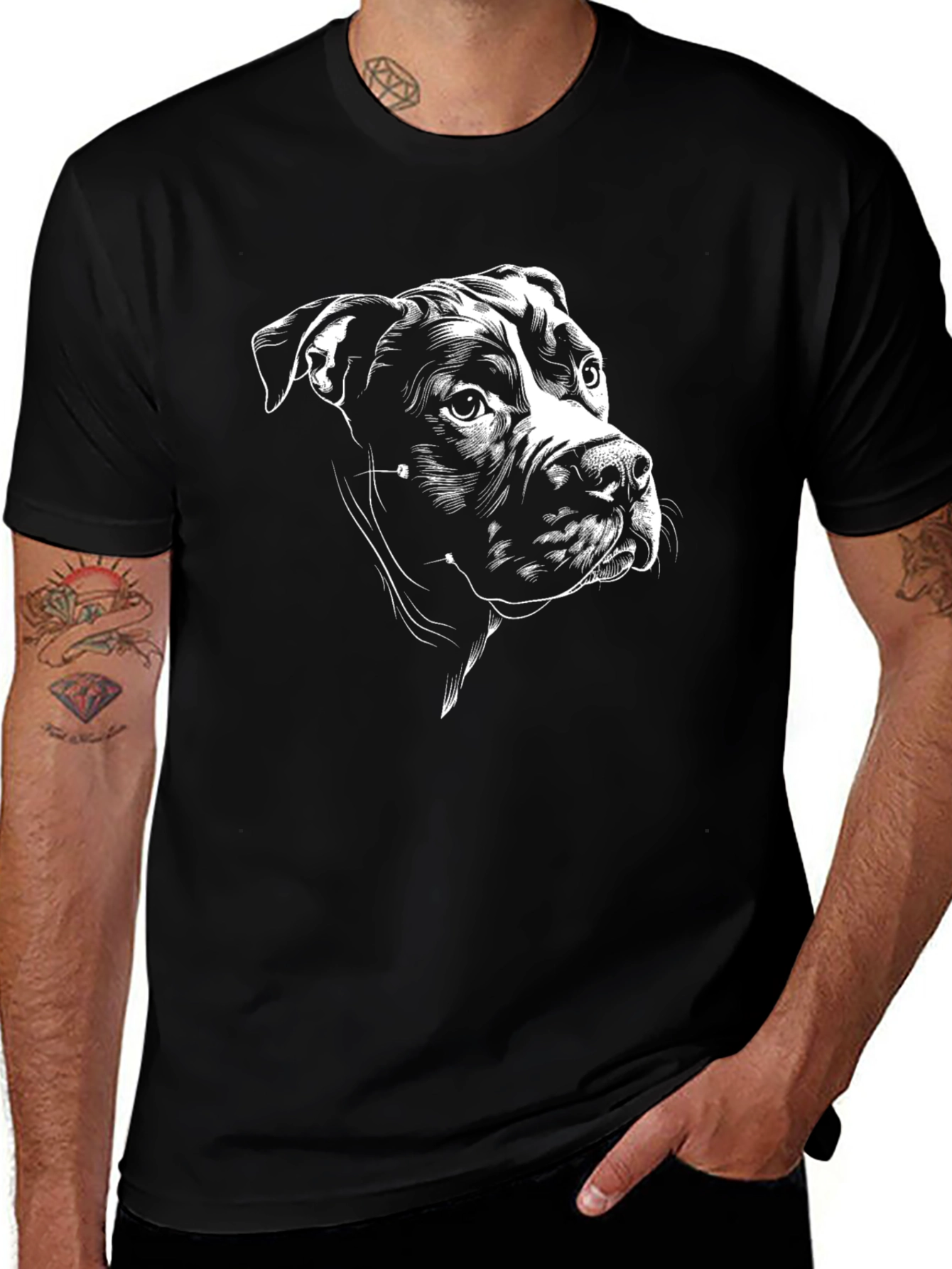 Variant 6 of Black Dog Graphic Tee