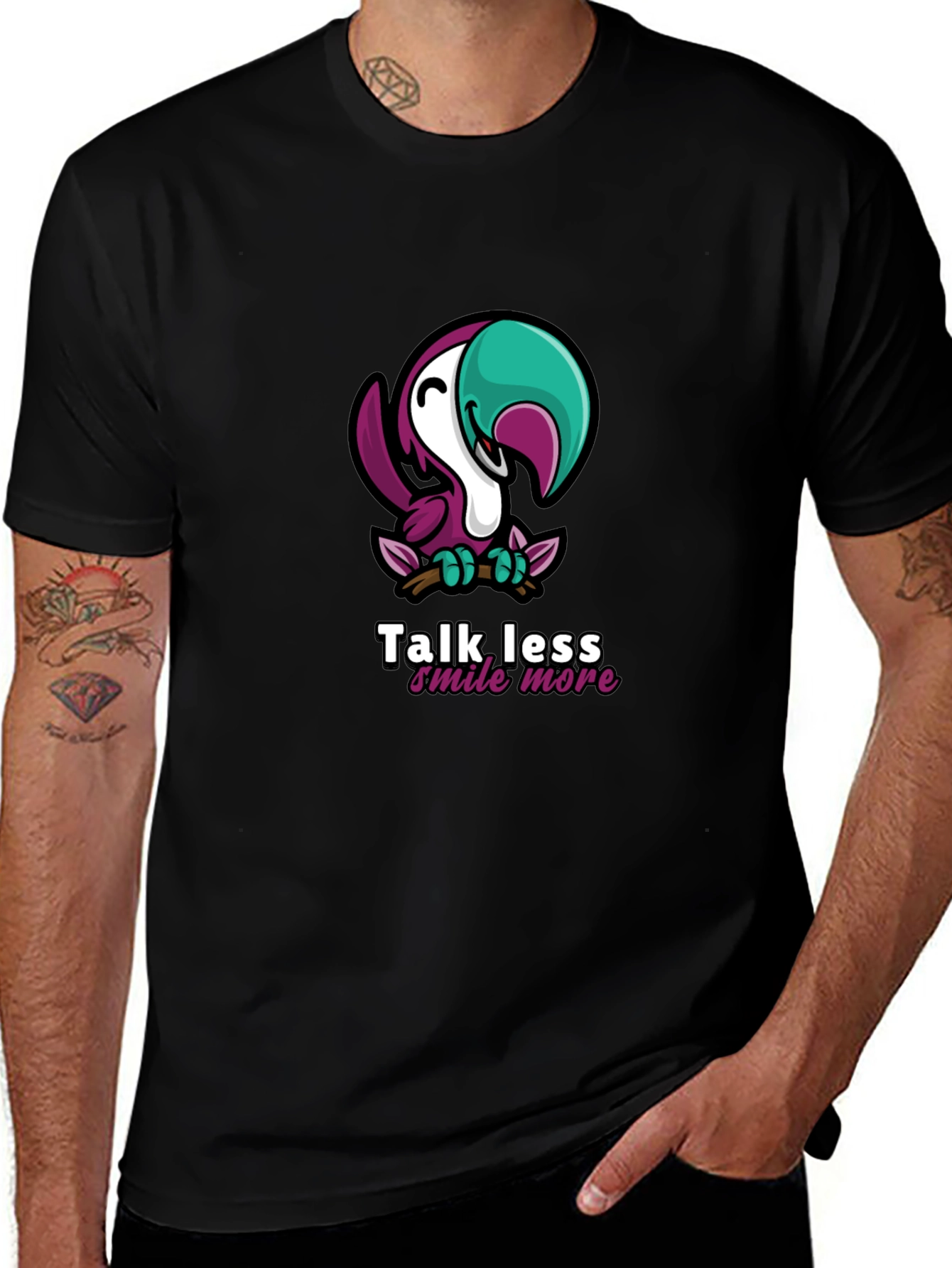 Variant 17 of Talk Less Smile More Graphic Tee