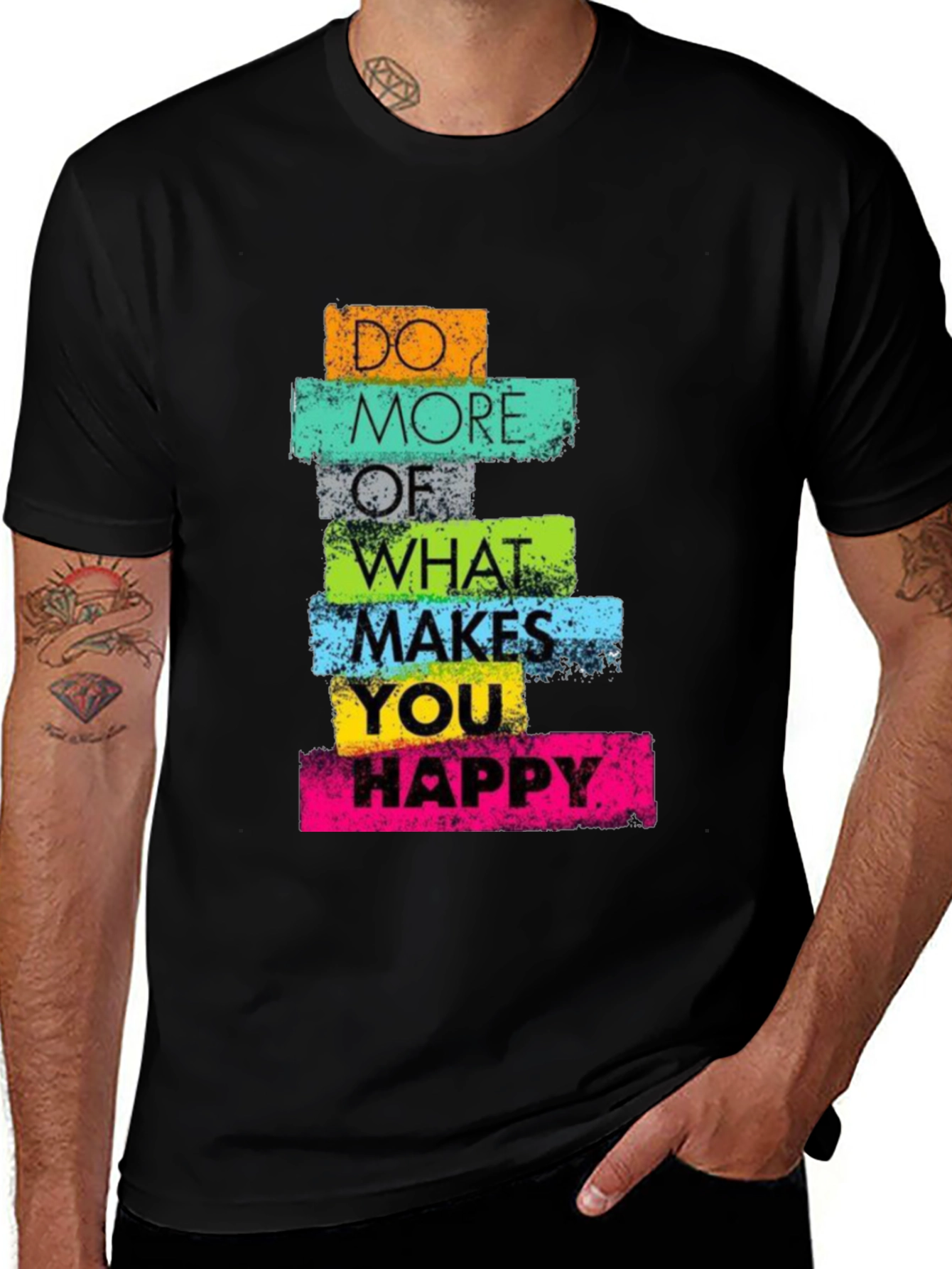Variant 22 of Inspirational 'Do More' Graphic T-Shirt