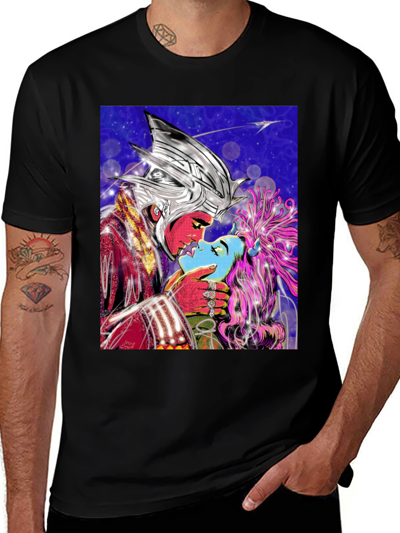 Fantasy Lovers Graphic Print T-Shirt