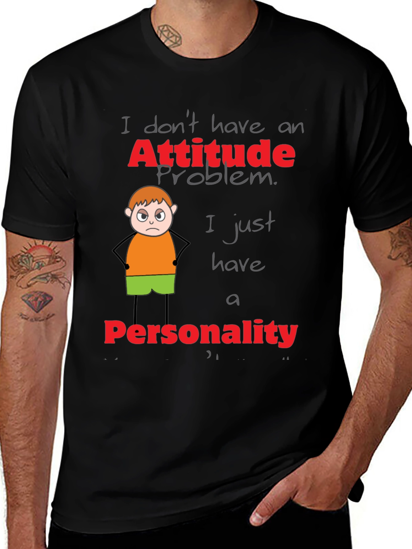 Variant 4 of Attitude Problem Personality Funny T-Shirt