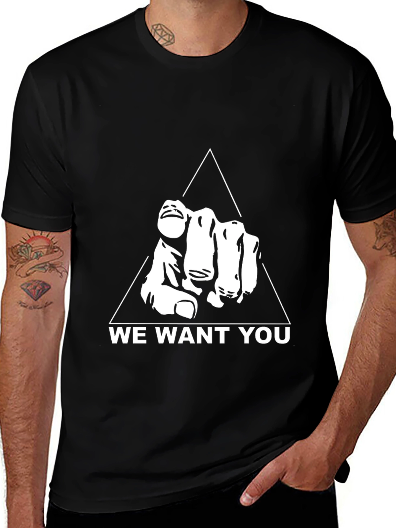 Variant 2 of We Want You Graphic T-Shirt