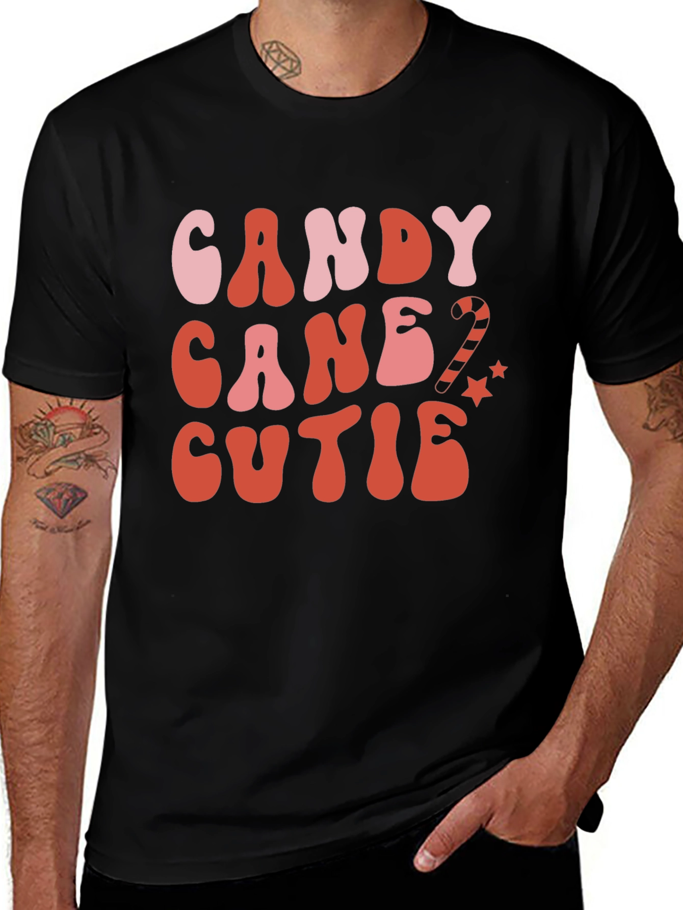 Variant 6 of Candy Cane Cutie Graphic Tee