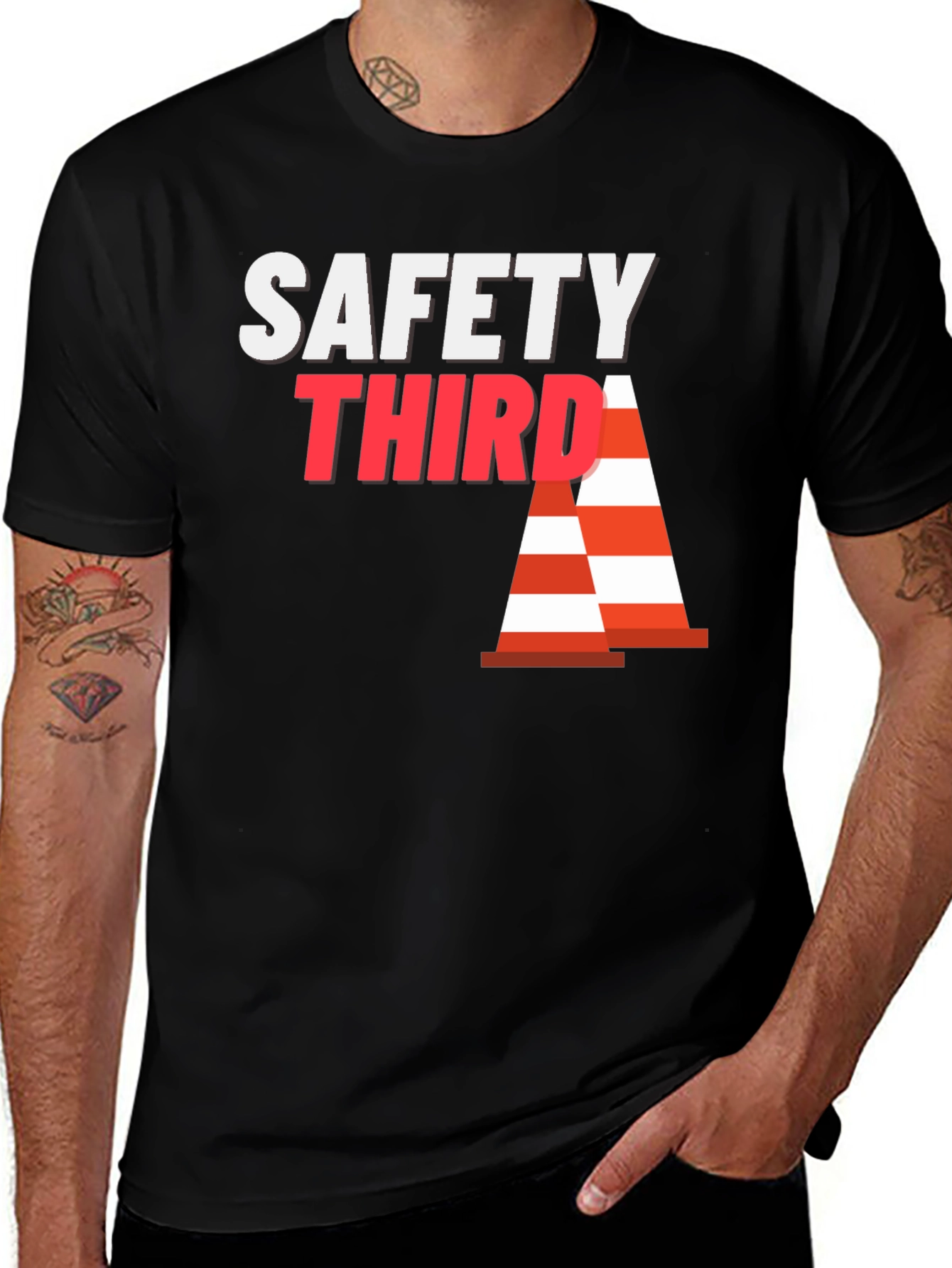 Variant 23 of Safety Third Graphic T-Shirt