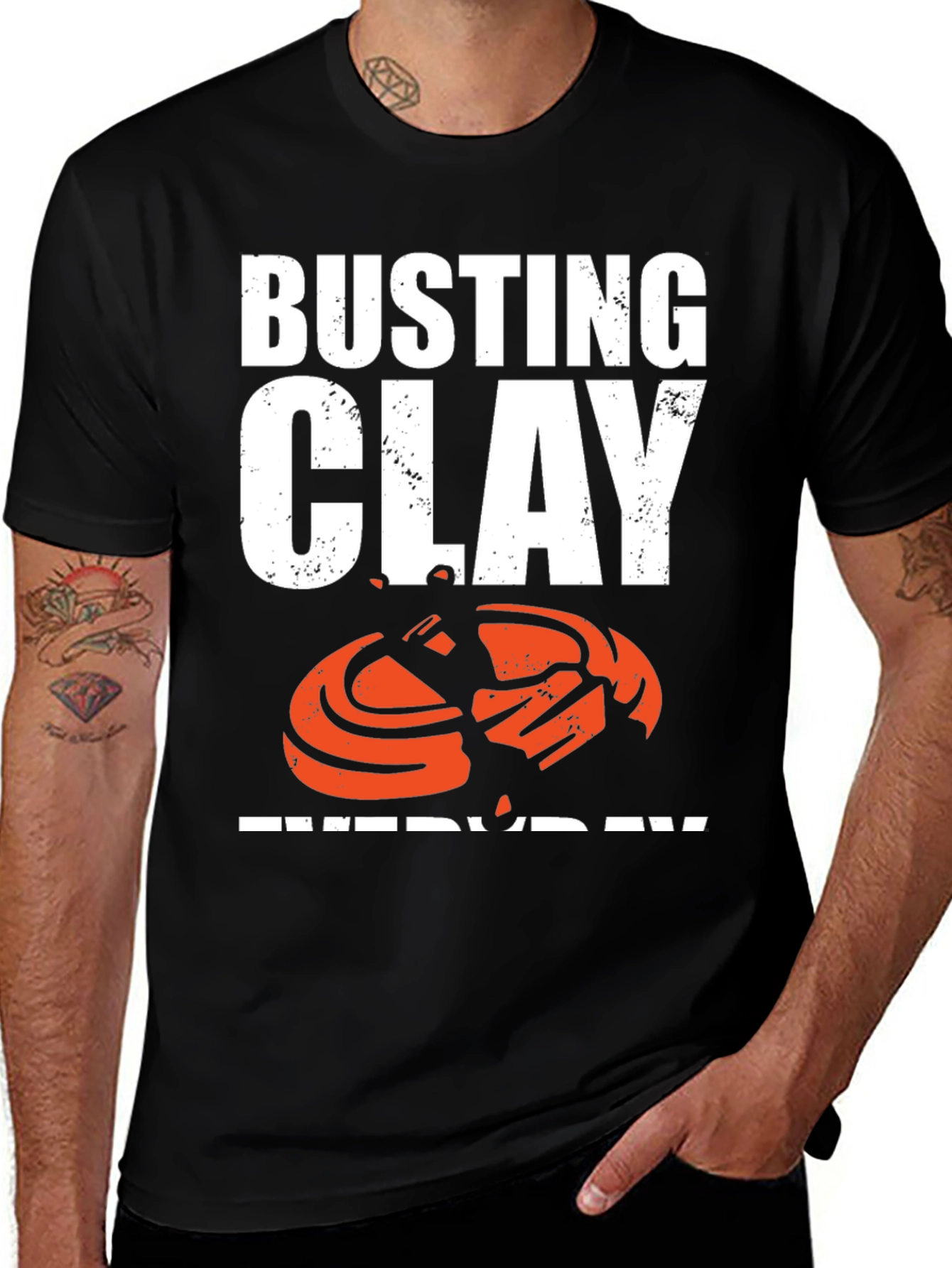 Variant 3 of Busting Clay Everyday Graphic T-Shirt