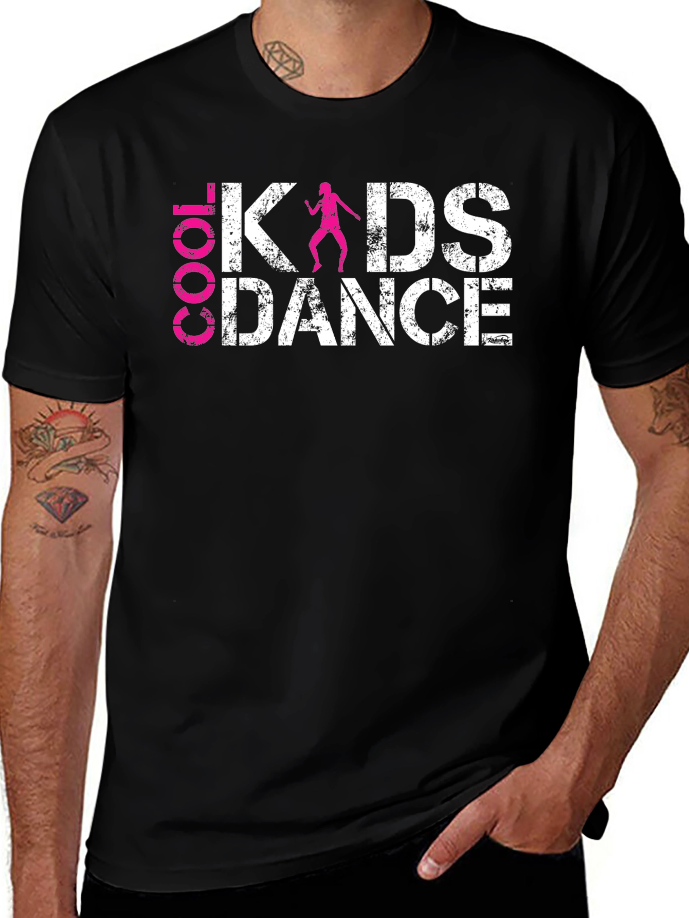 Variant 15 of Cool Kids Dance Black T-Shirt